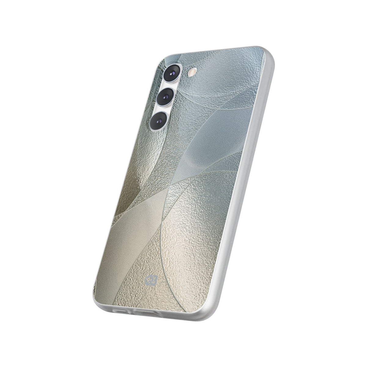Silver Lite Phone Case for Samsung - Frosted Silver Mosaic