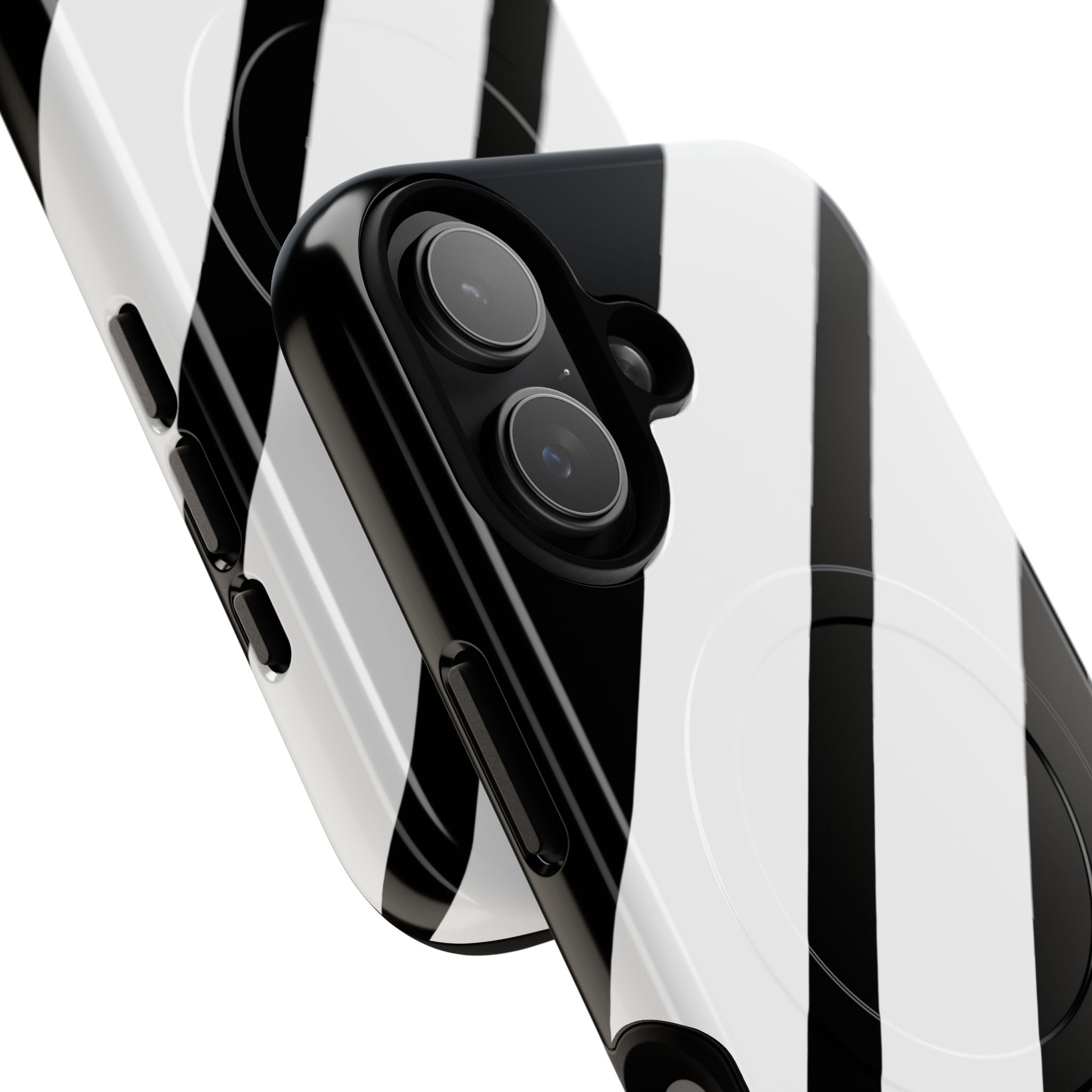 Obsidian White Bars · Tough+ Phone Case for iPhone · Magsafe