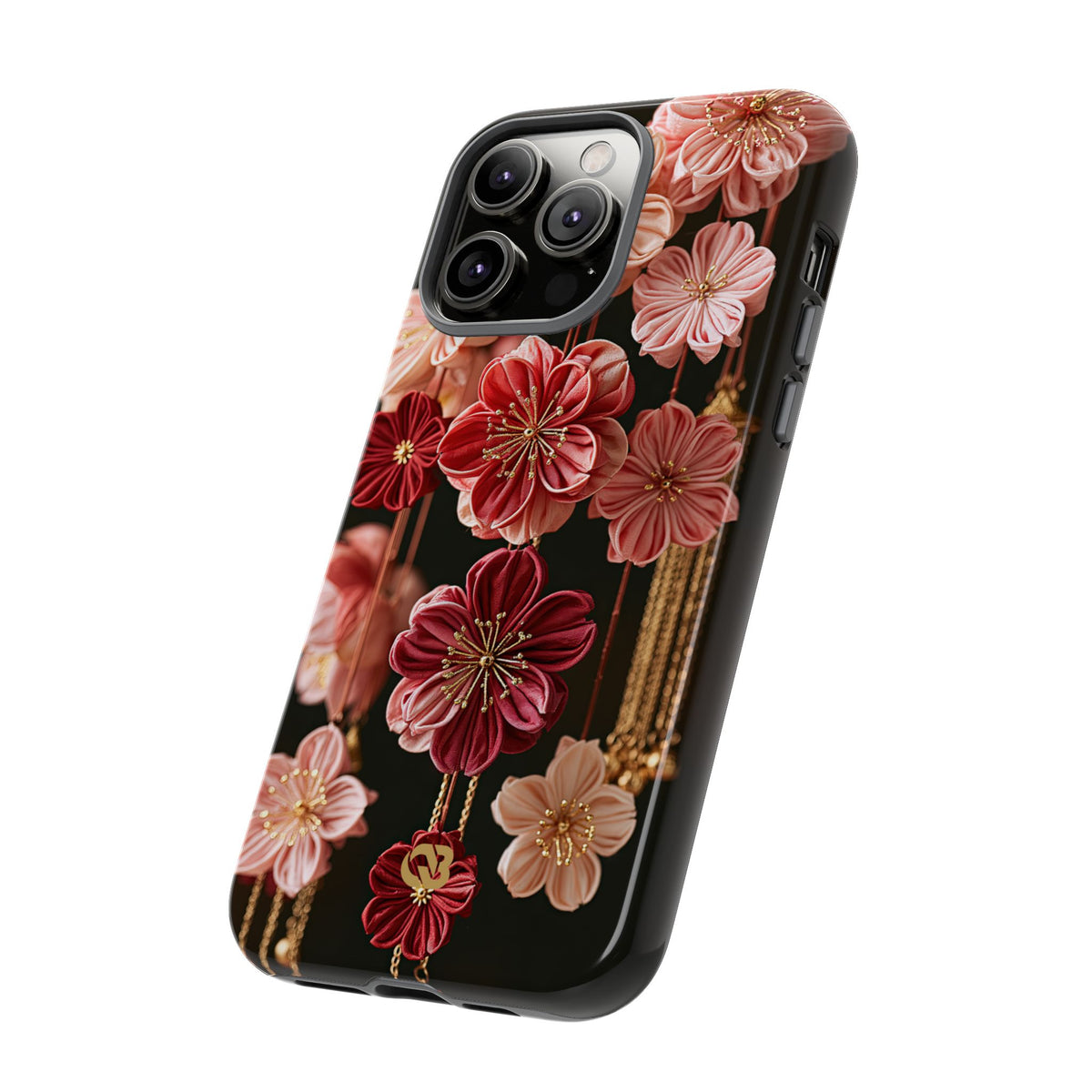 Silk Blossom Kanzashi · Tough Phone Case for iPhone · Pink
