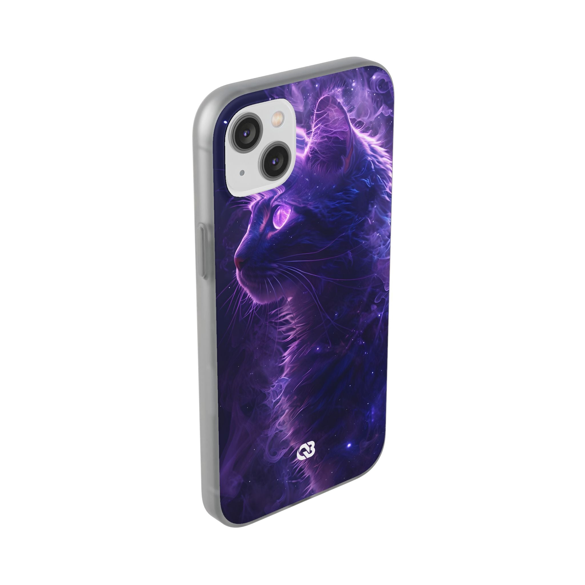 Purple Void Feline · Soft Custodia per iPhone