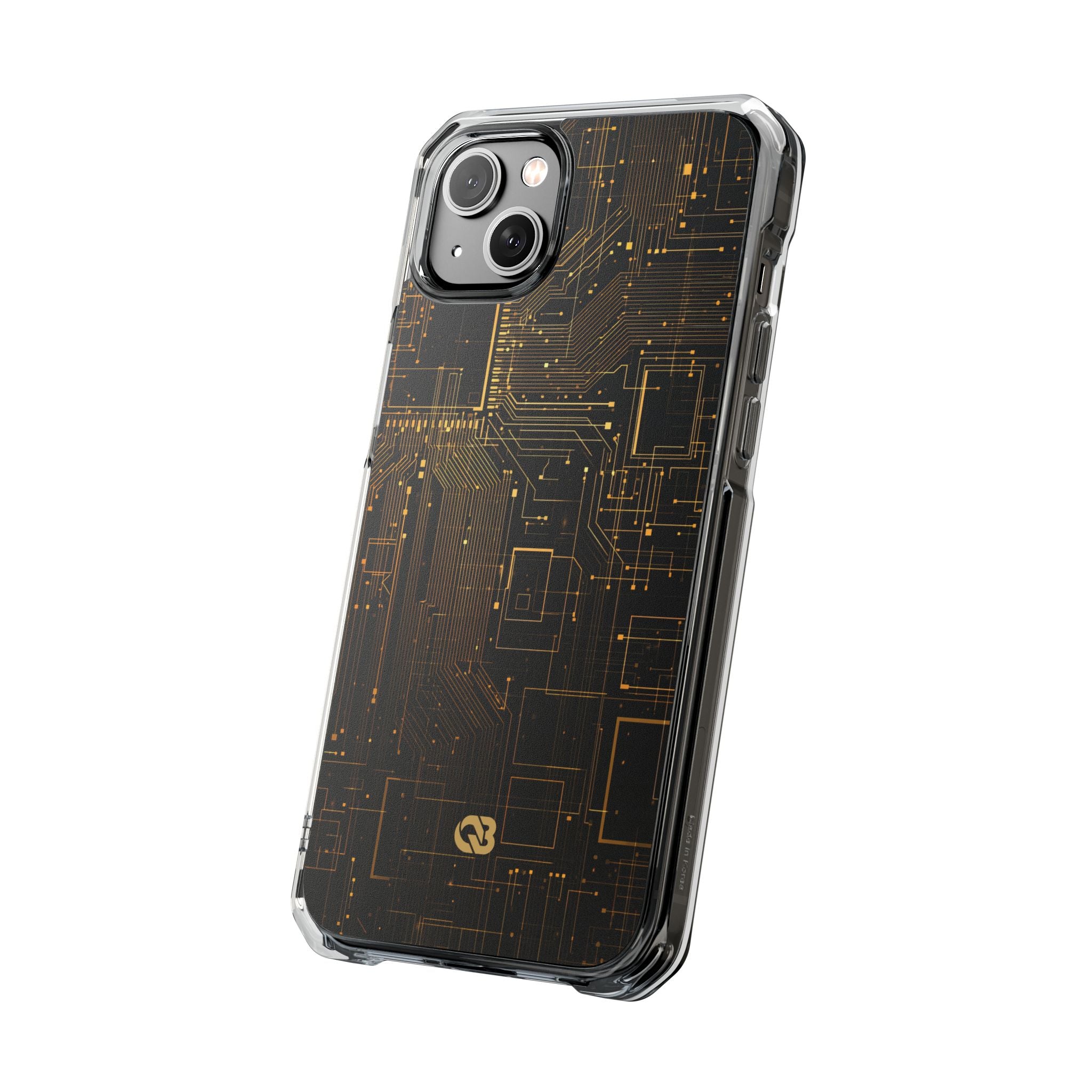 Gold Impact MagSafe Phone Case for iPhone - Amber Core Mainframe