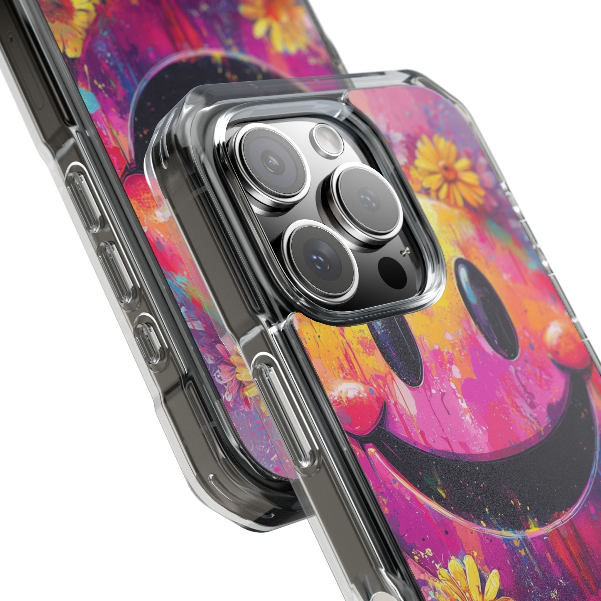 Smiley Bloom iPhone 16 Pro Case - Impact