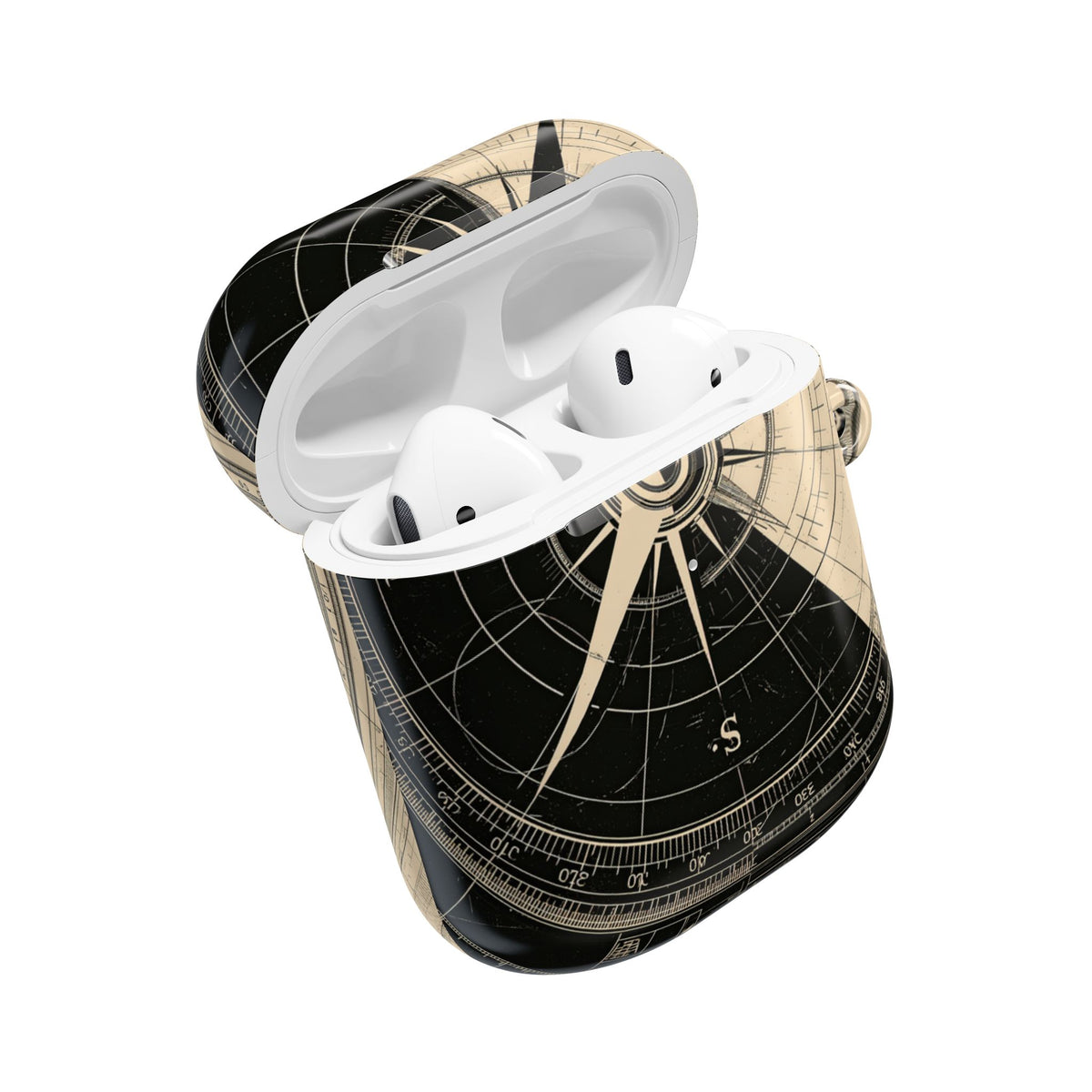 Orbital Meridian · Hard Case for AirPods & AirPods Pro · Black