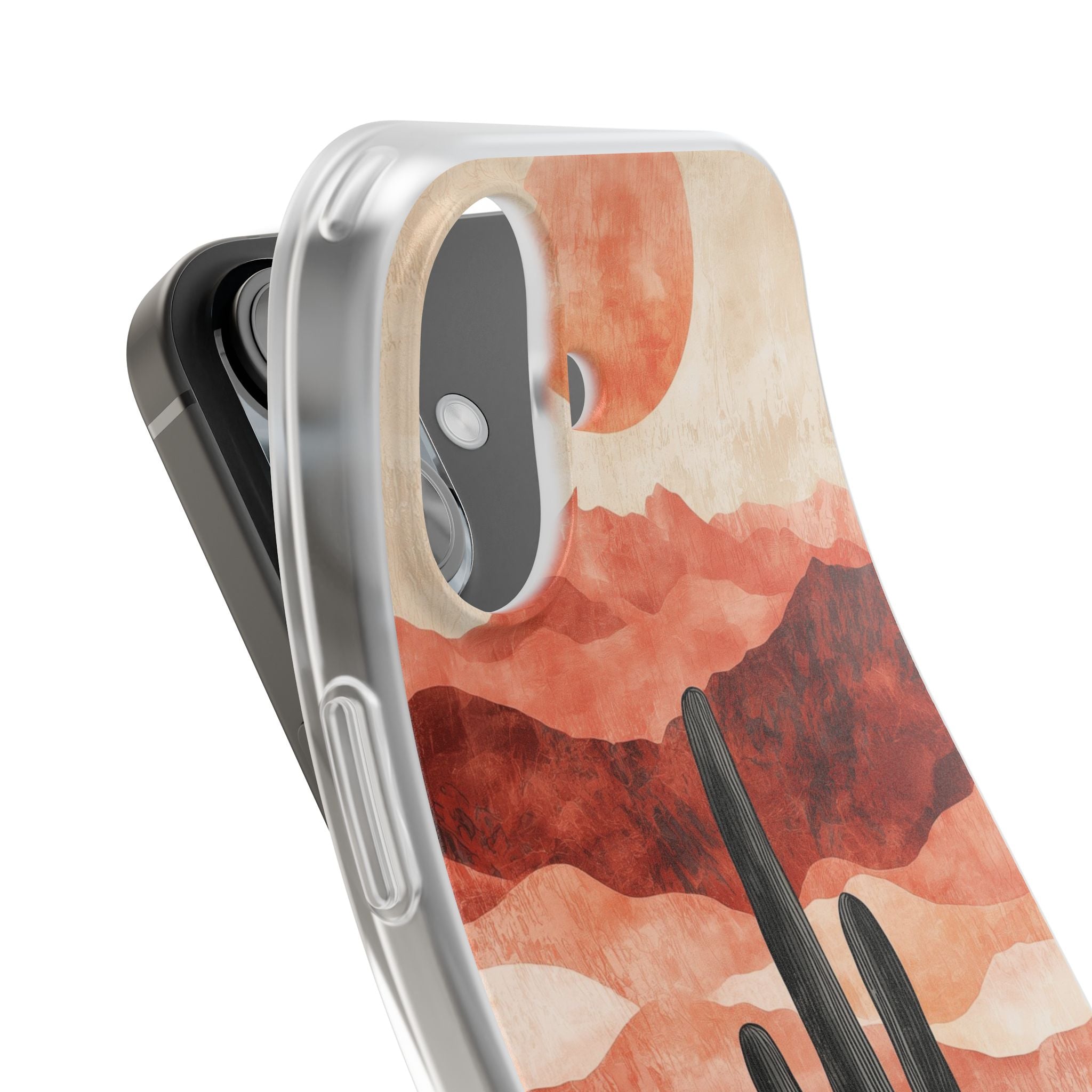 Terracotta Desert Sun · Soft Handyhülle für iPhone