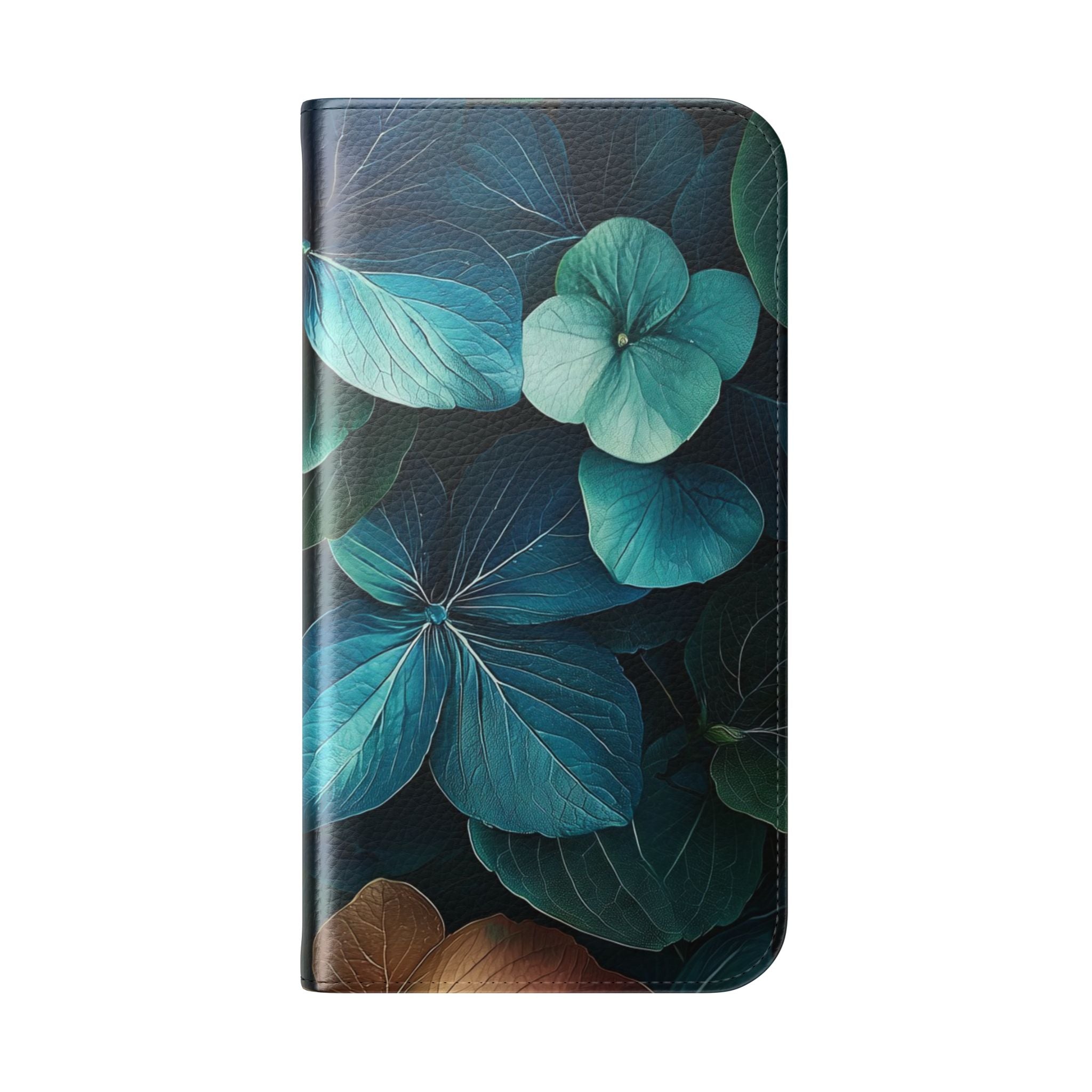 Teal Bloom - iPhone 16 Pro Case - Wallet