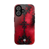 Crimson Gothic Filigree · Tough Case