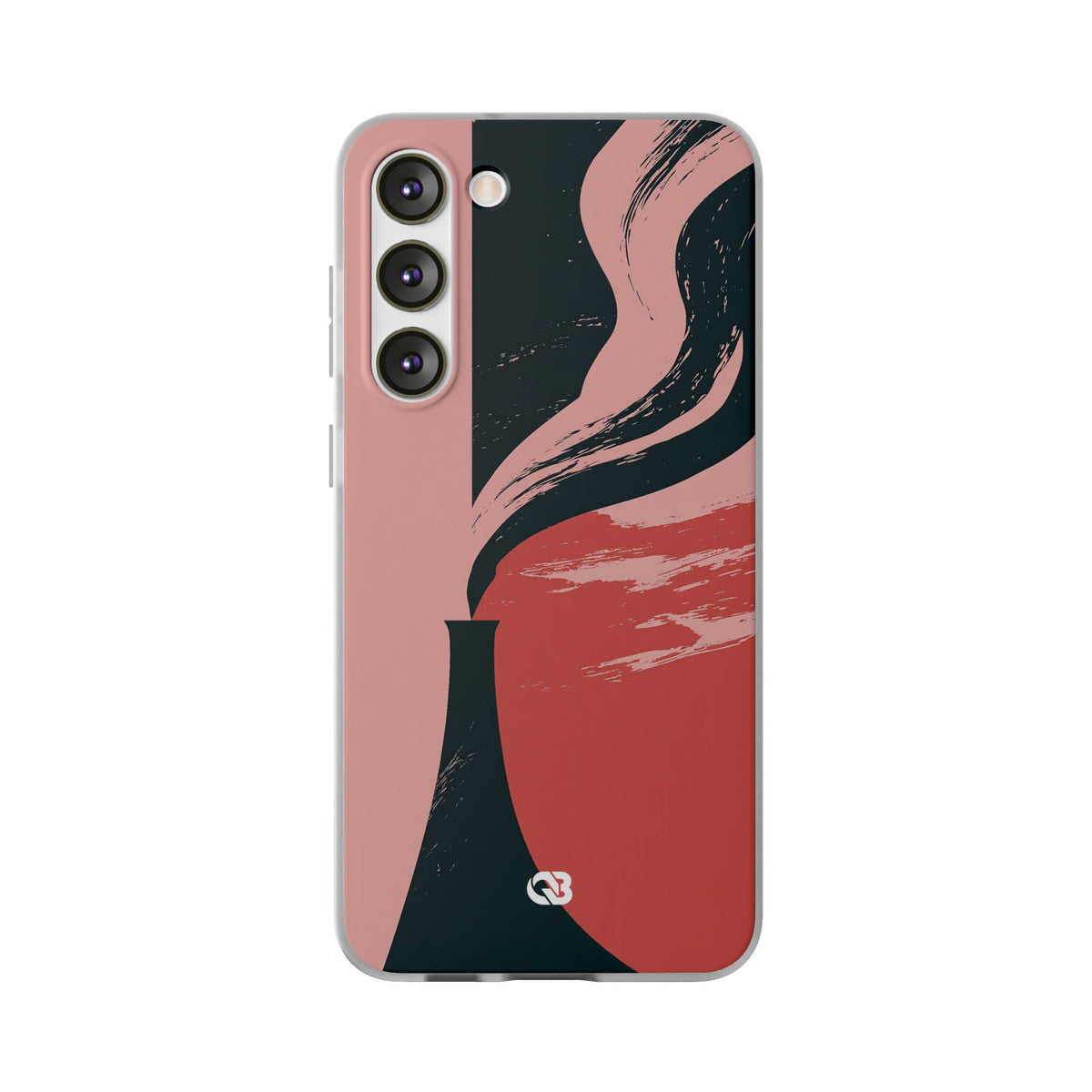 Pink Lite Phone Case for Samsung - Cinder Rose Plume