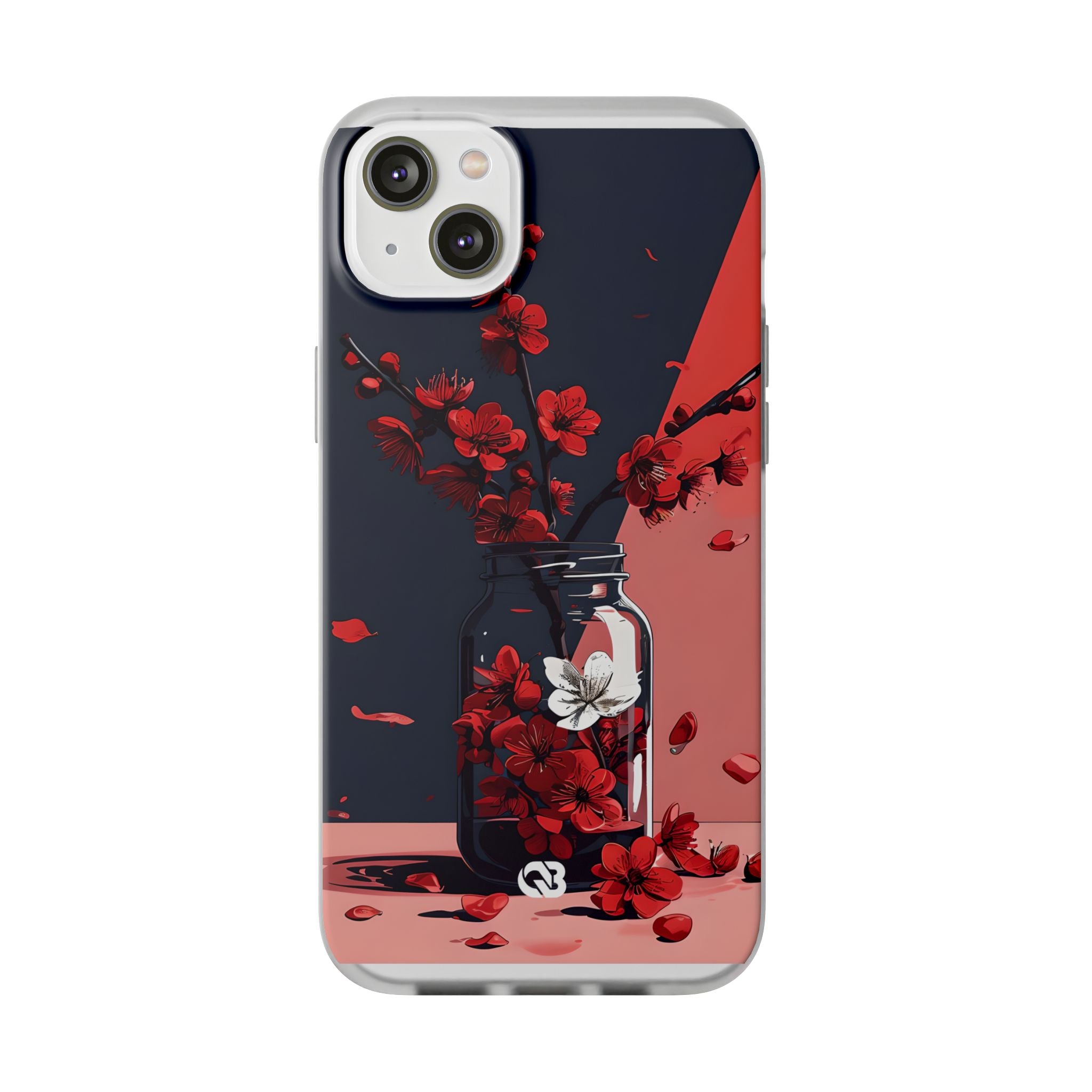 Crimson Blossom Jar · Soft Coque de téléphone pour iPhone