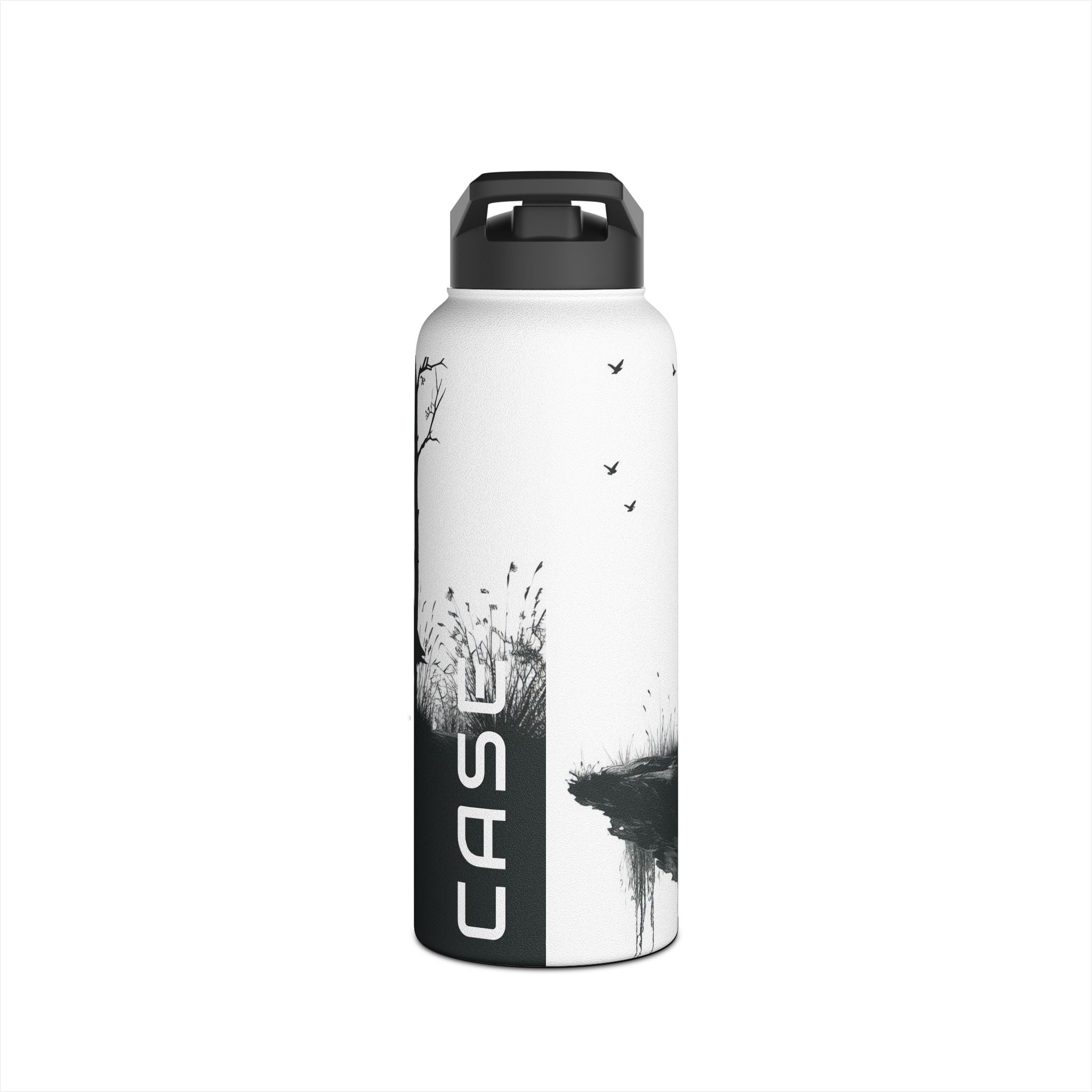 Cliff Silhouette - Stainless Steel Water Bottle