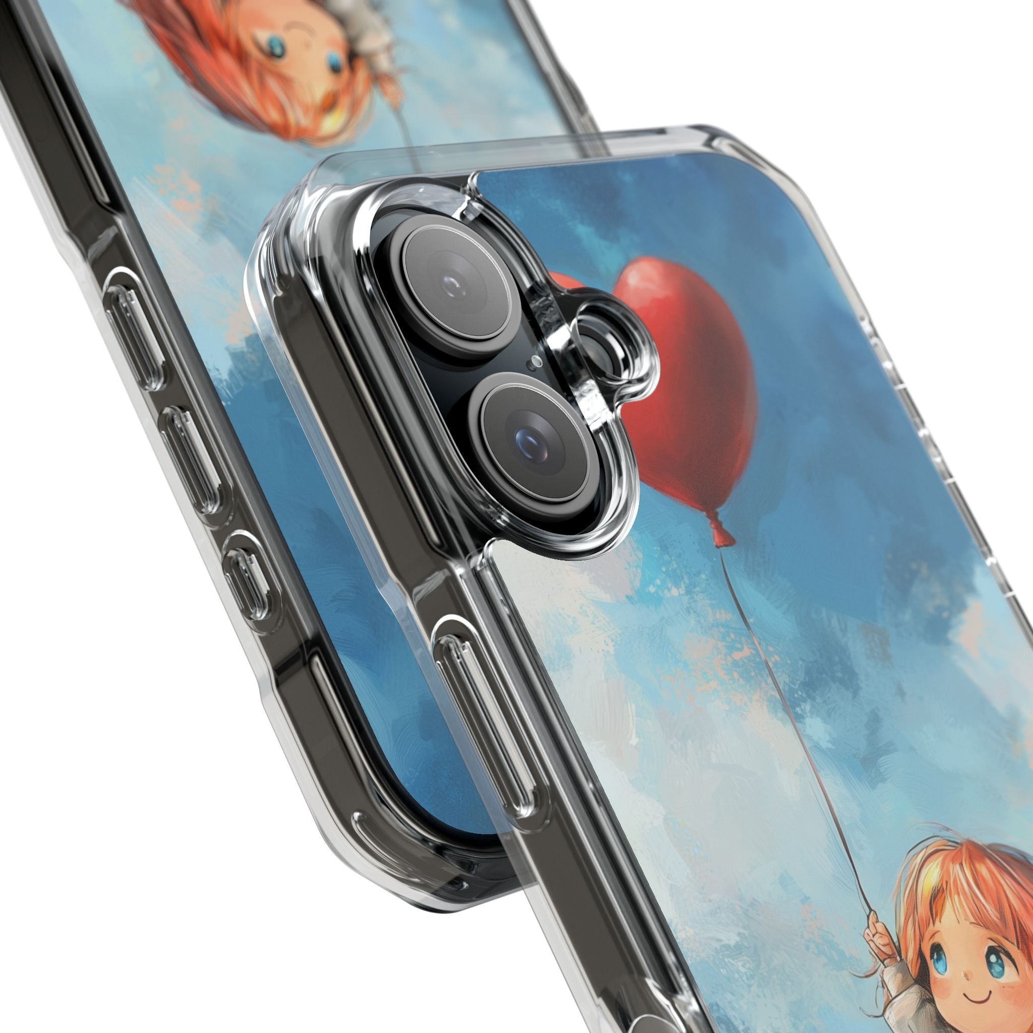 Crimson Heart Sky · Impact Phone Case for iPhone · Magsafe