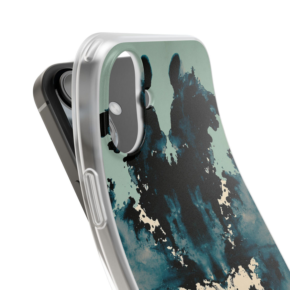 Rorschach Ink Void · Lite Phone Case for iPhone · Black