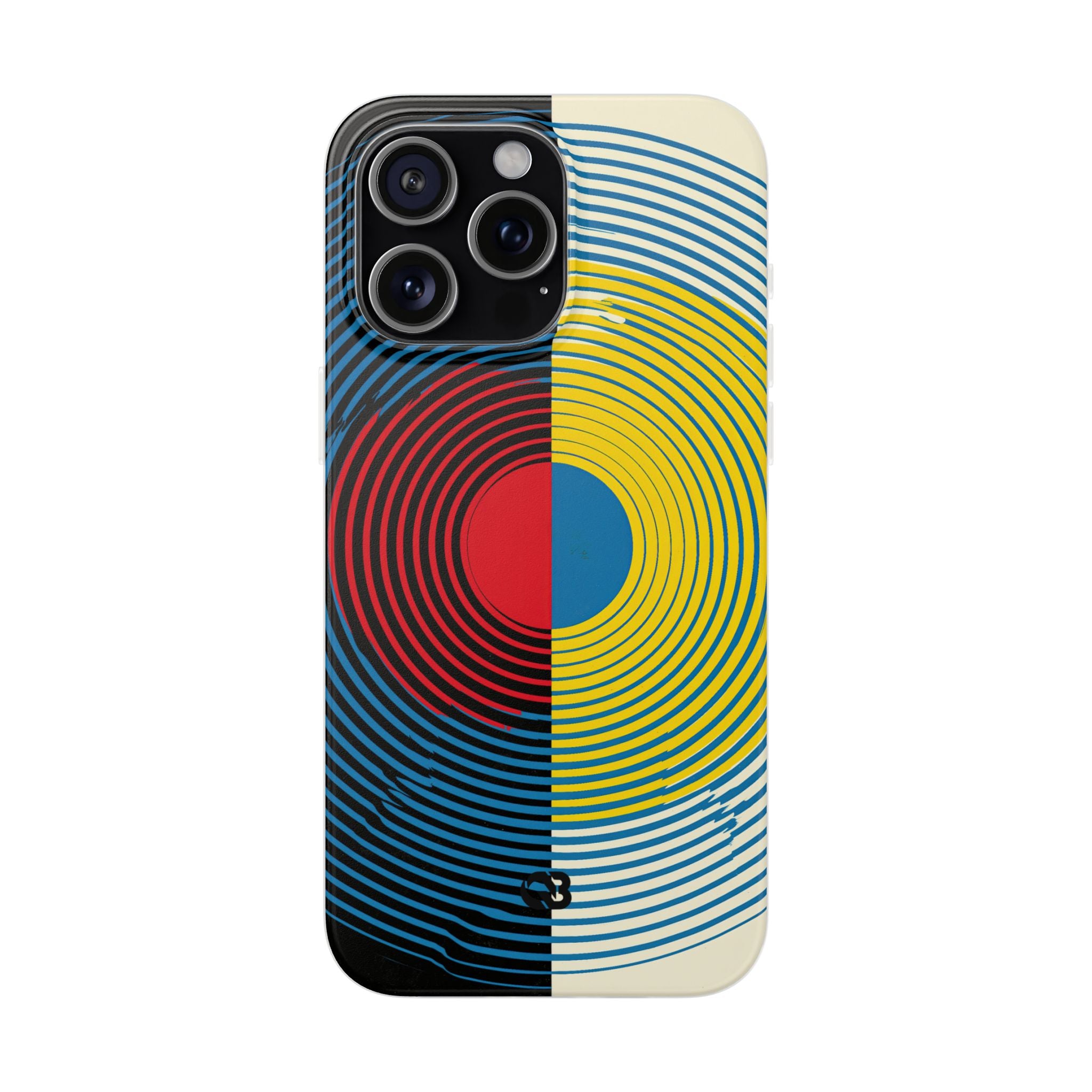 Blue Lite Phone Case for iPhone - Primary Circuit Orbit