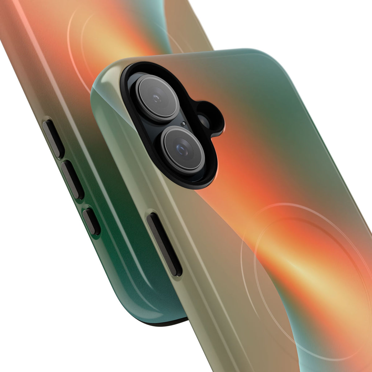 Radiant Contour · Tough 2.0 Magnetic Phone Case for iPhone · Orange