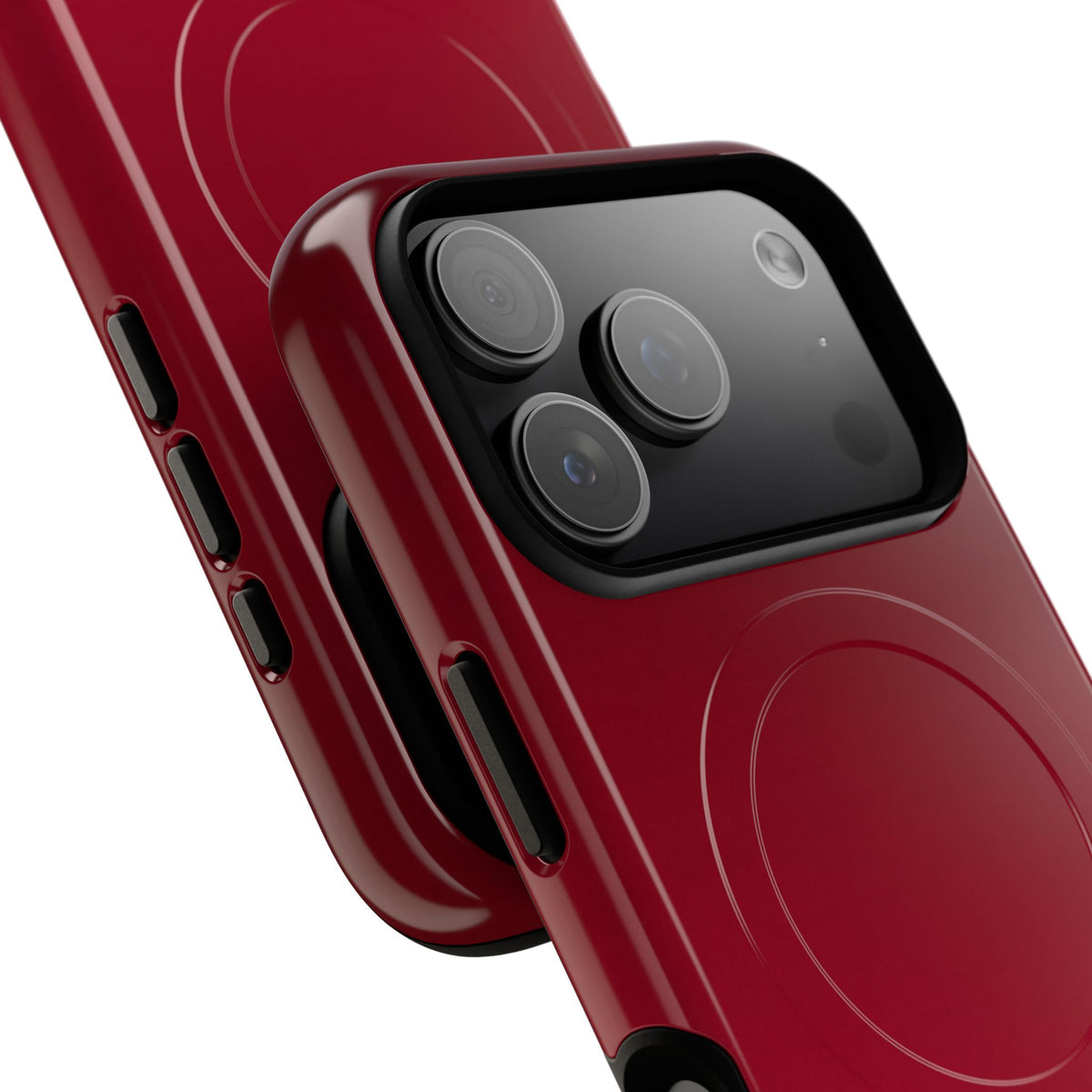 Red Tough 2.0 Magsafe Phone Case for iPhone - Crimson Velvet Fade
