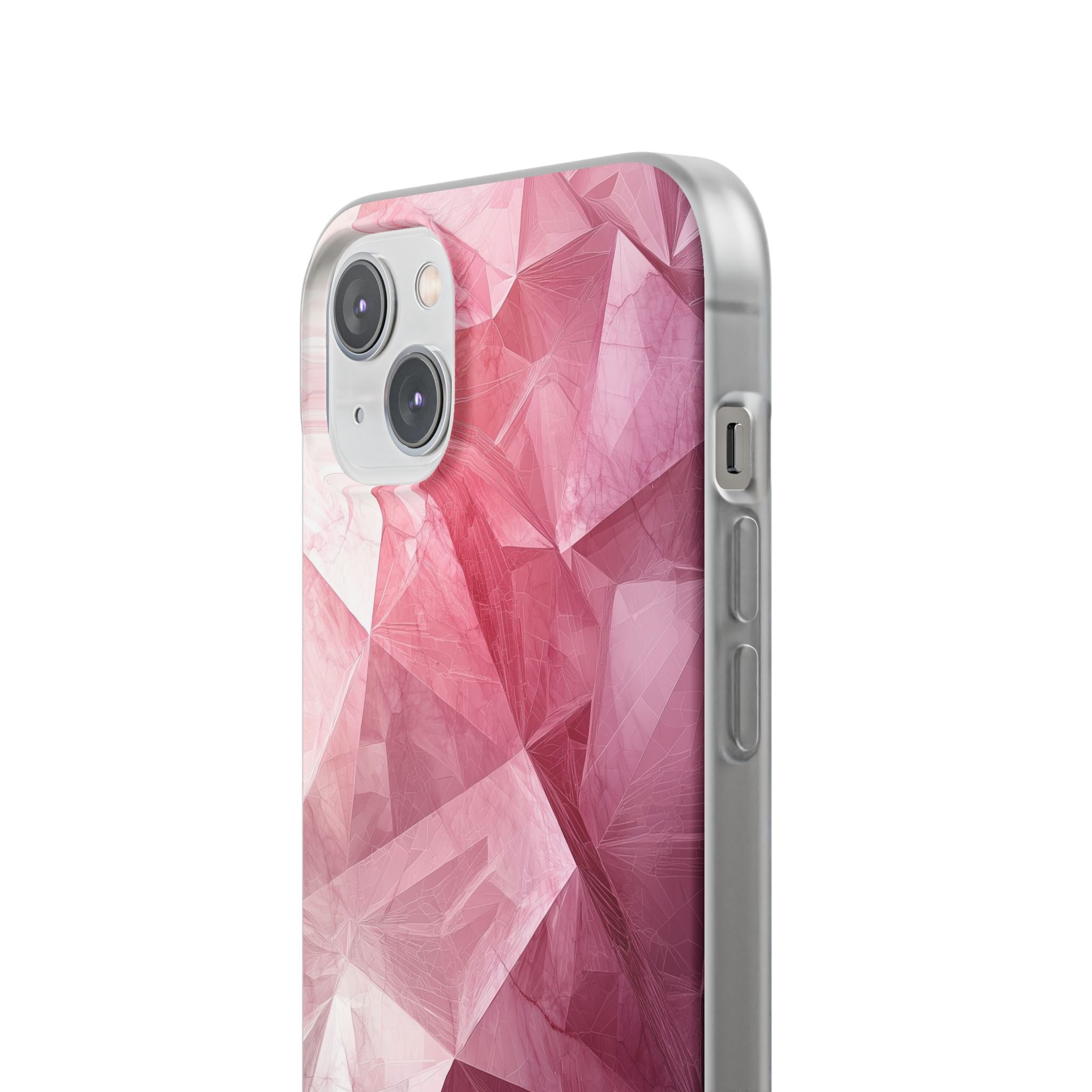 Shattered Rose Shards · Soft Phone Case for iPhone