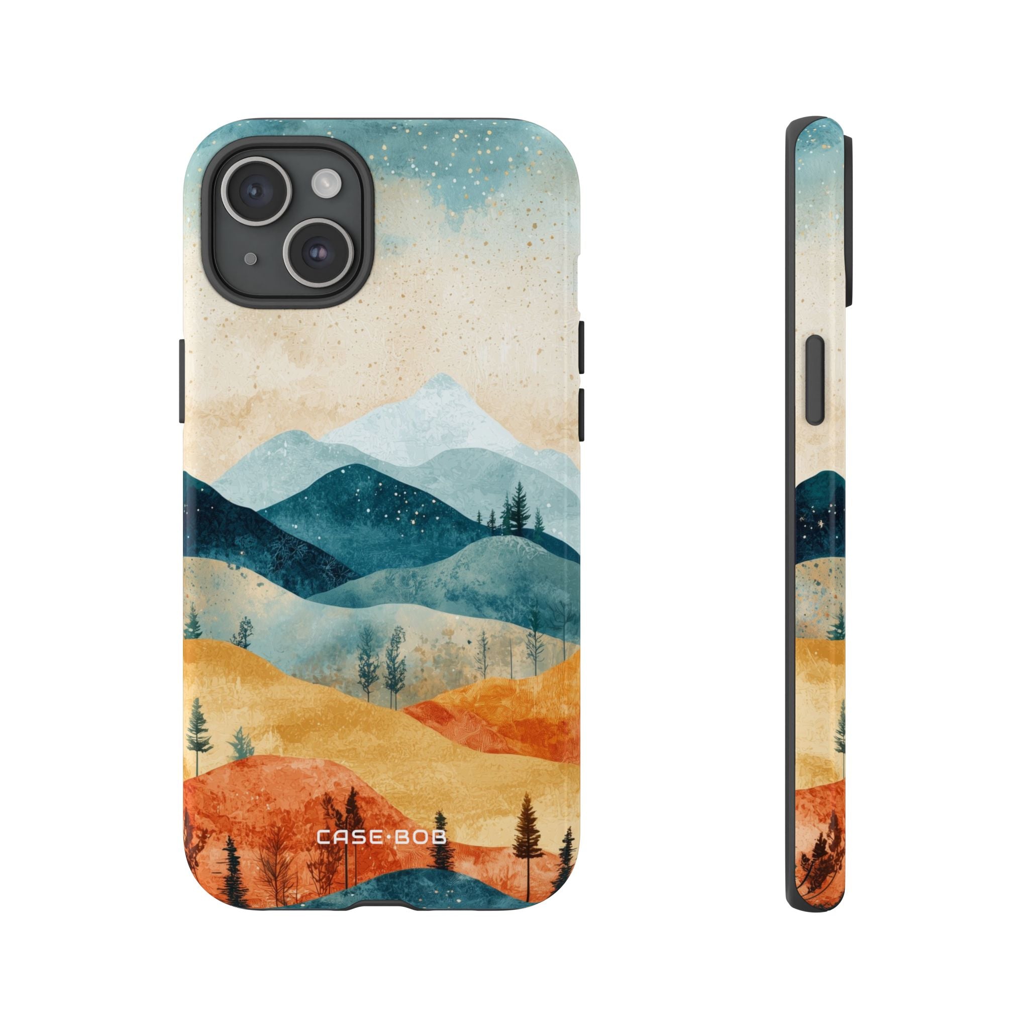 Moonlit Mountains iPhone 15 Plus Cover - Tough