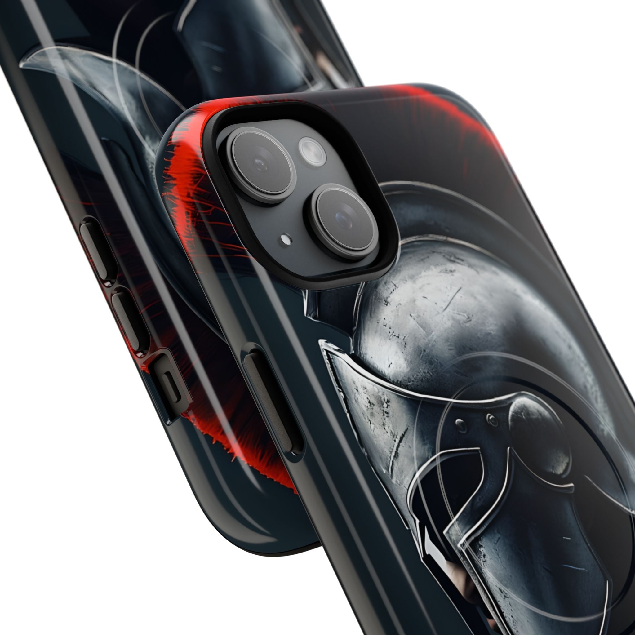 Zilveren Centurion iPhone 15 Plus hoesje - Tough+