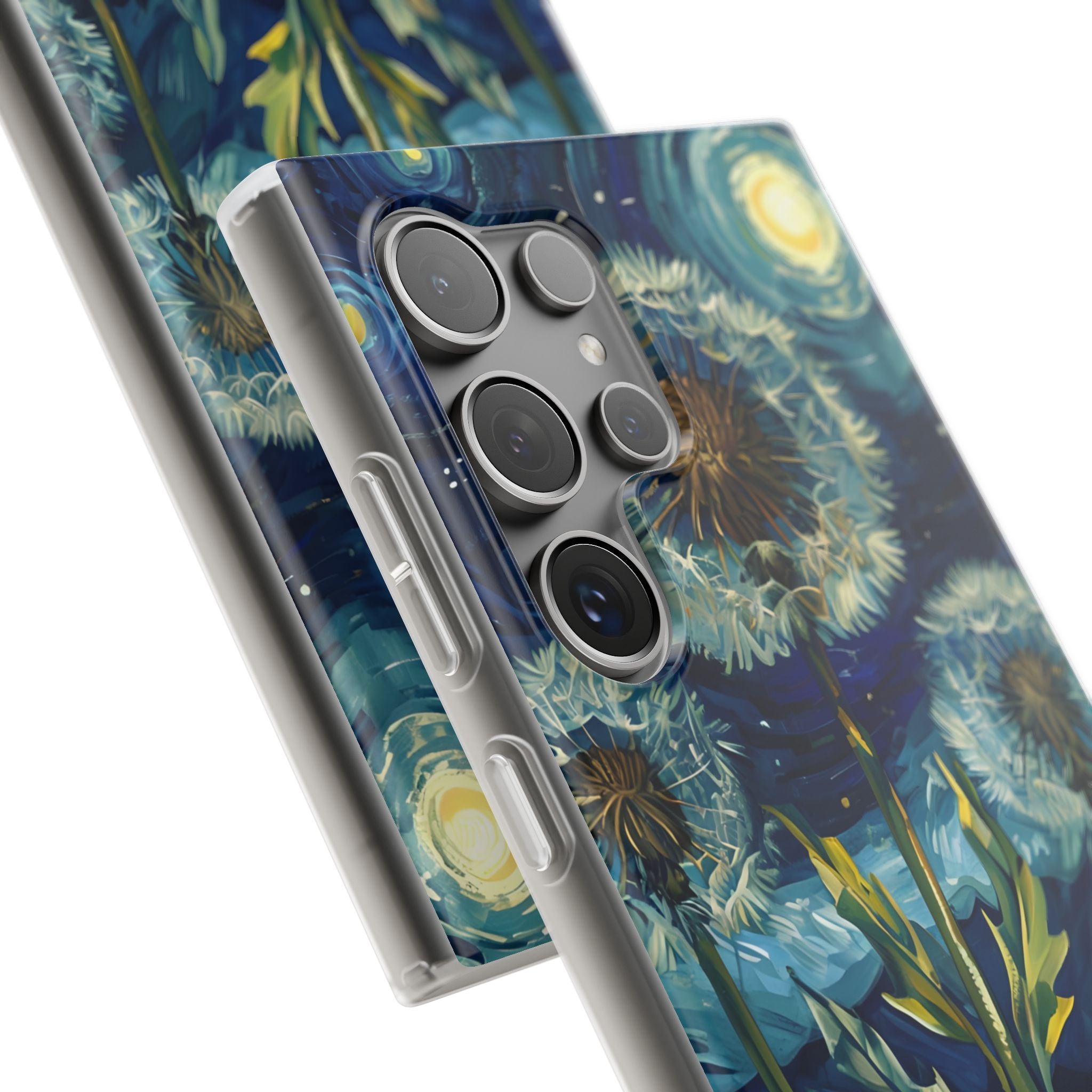 Starry Dandelion Swirl · Soft Phone Case for Samsung