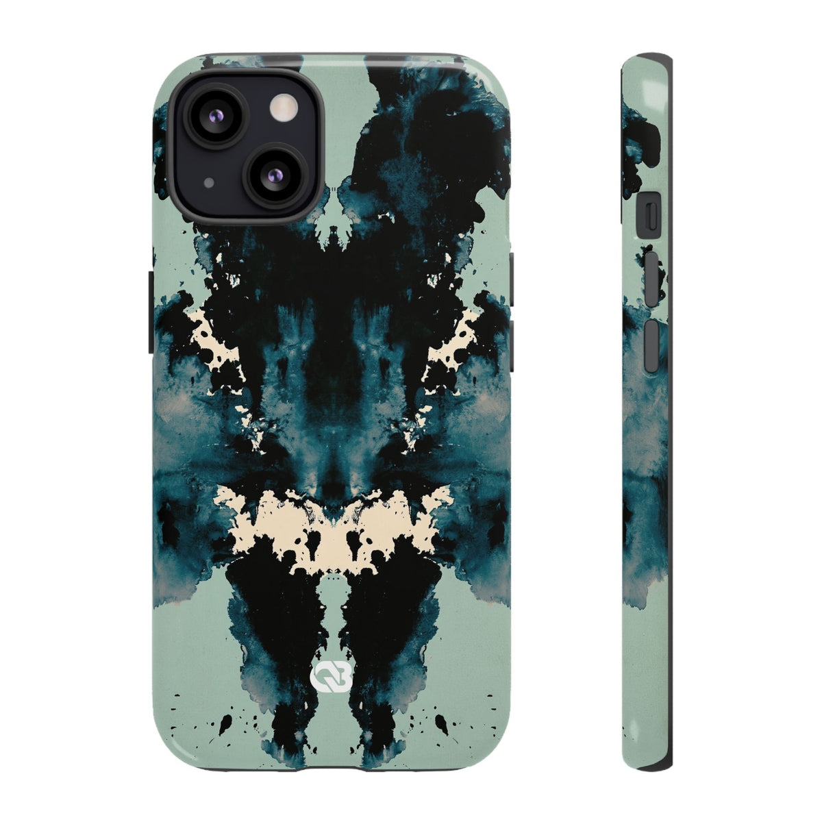 Rorschach Ink Void · Tough Phone Case for iPhone · Black