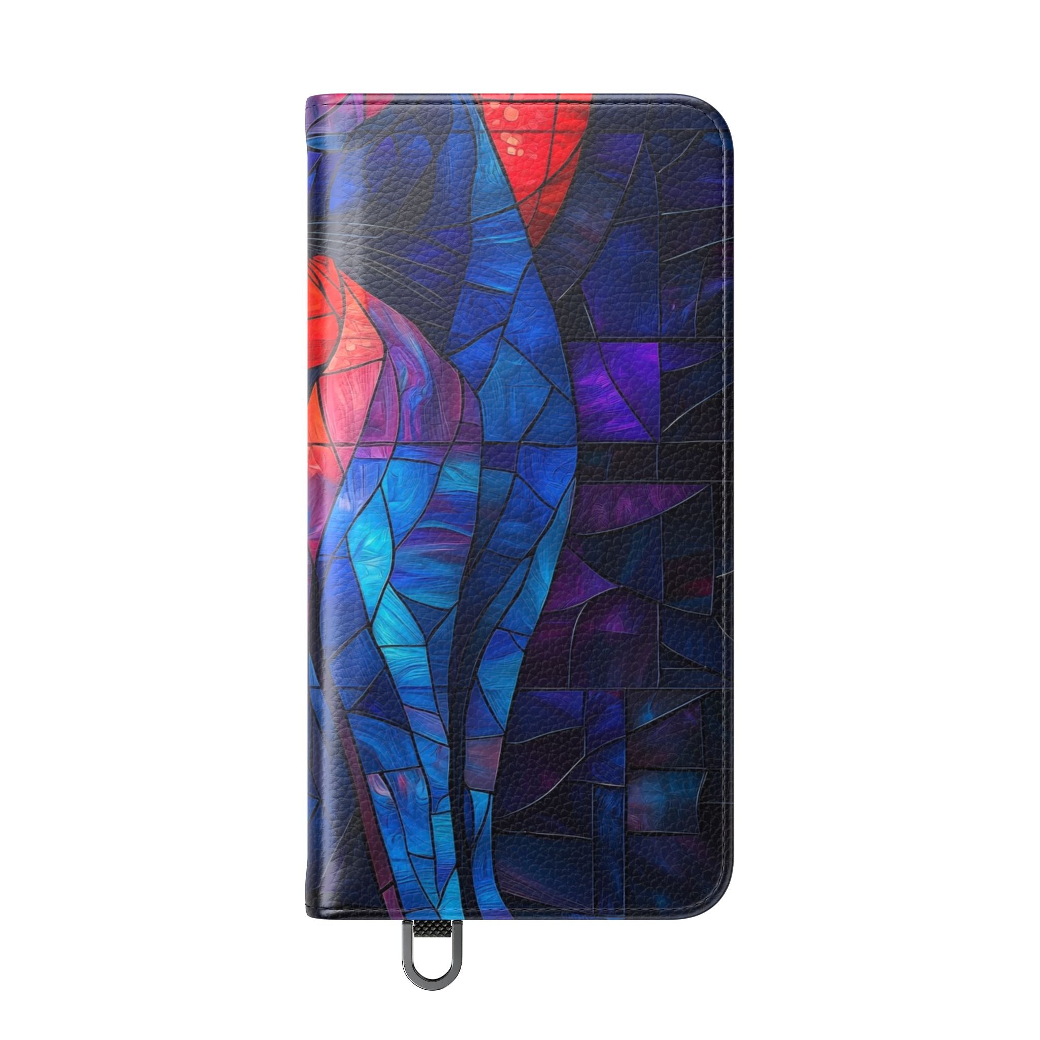 Stained Glass Cat - Samsung S25 Case - Wallet