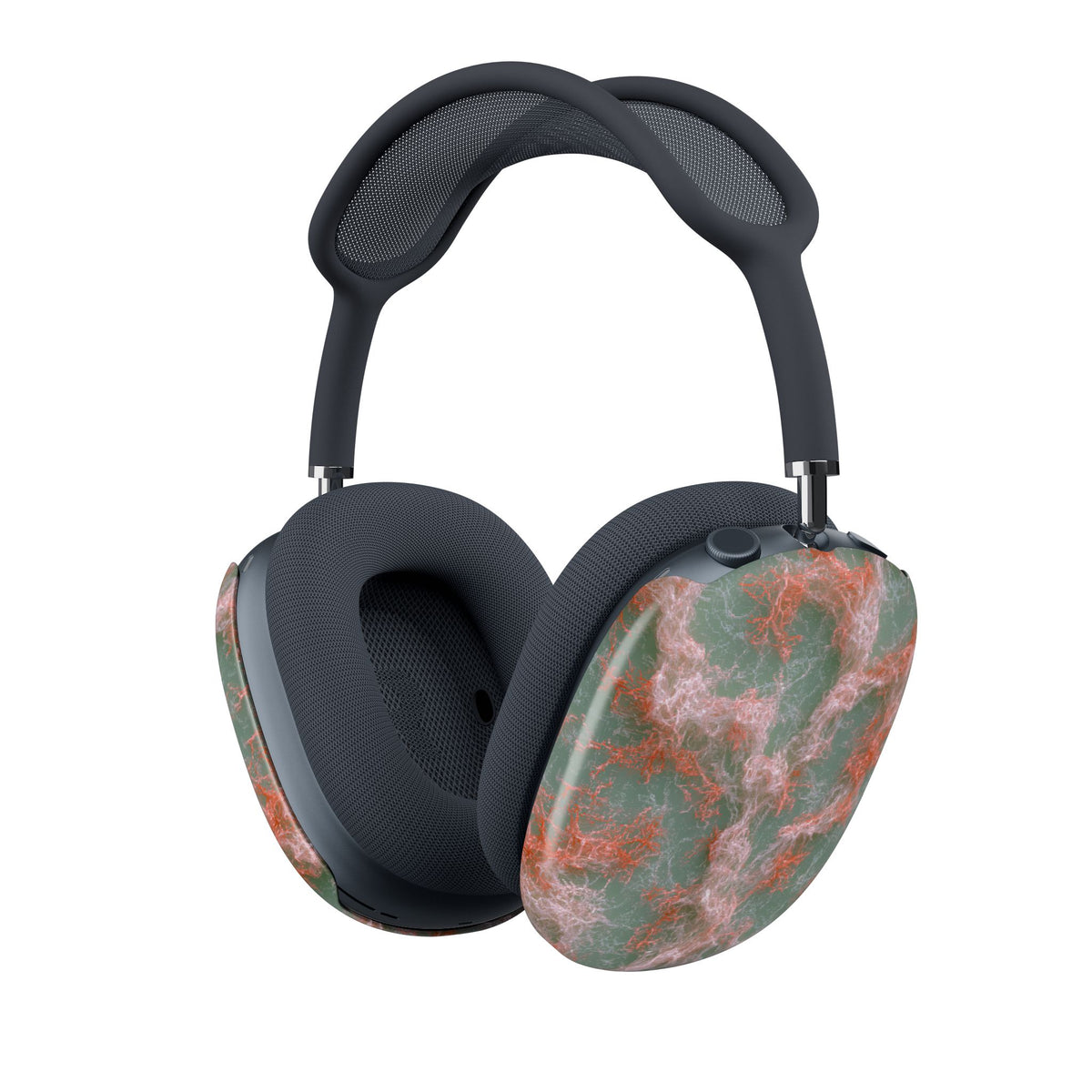 Coral Pixel Matrix · Hard Case for AirPods Max · Green
