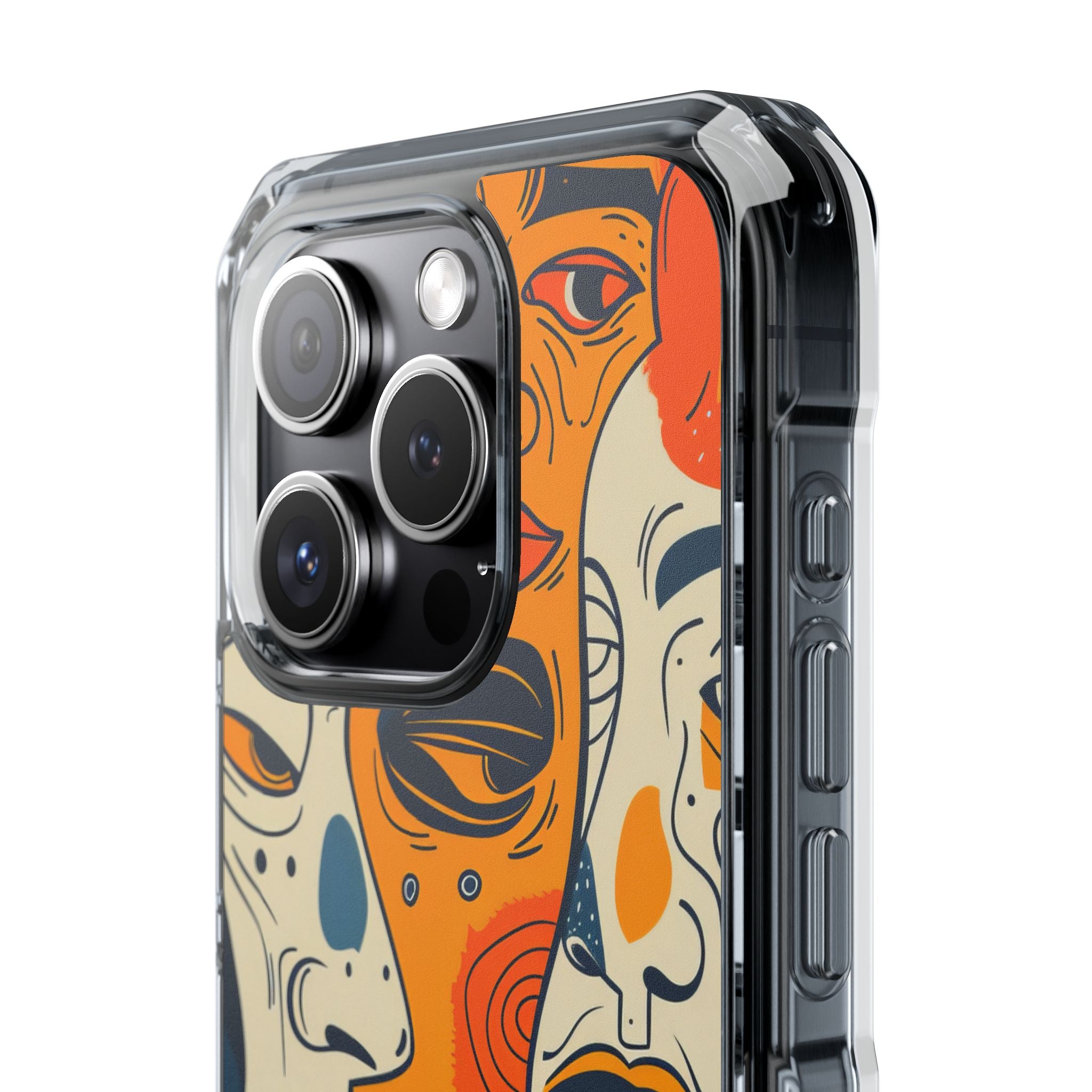 Tangled Faces Sunset iPhone 15 Pro Case - Impact