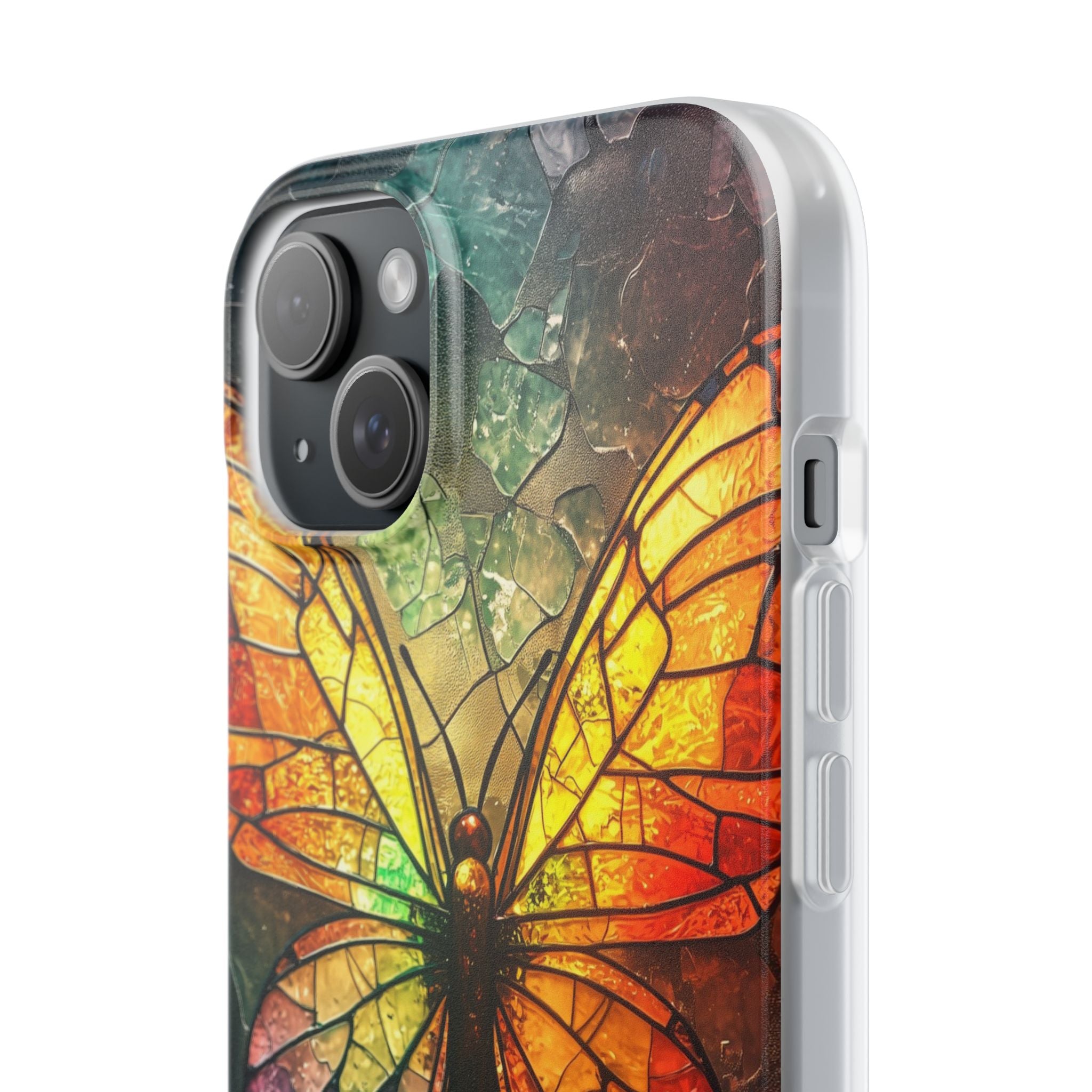 Shattered Prism Butterfly · Soft Phone Case for iPhone