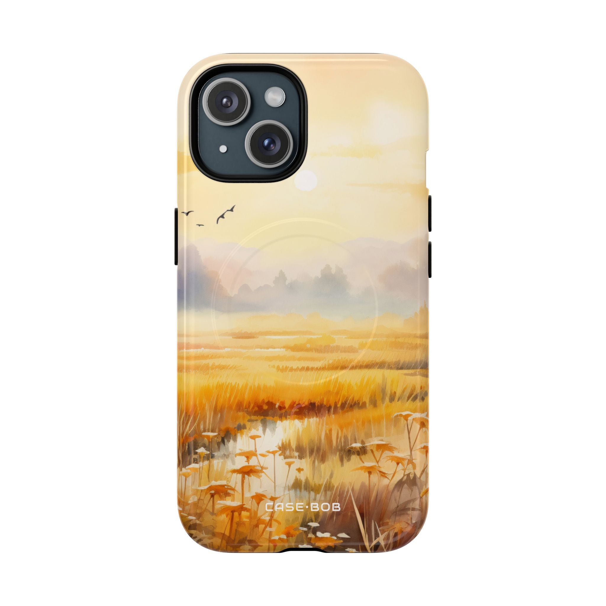 Glowing Sunrise iPhone 15 Case - Tough+