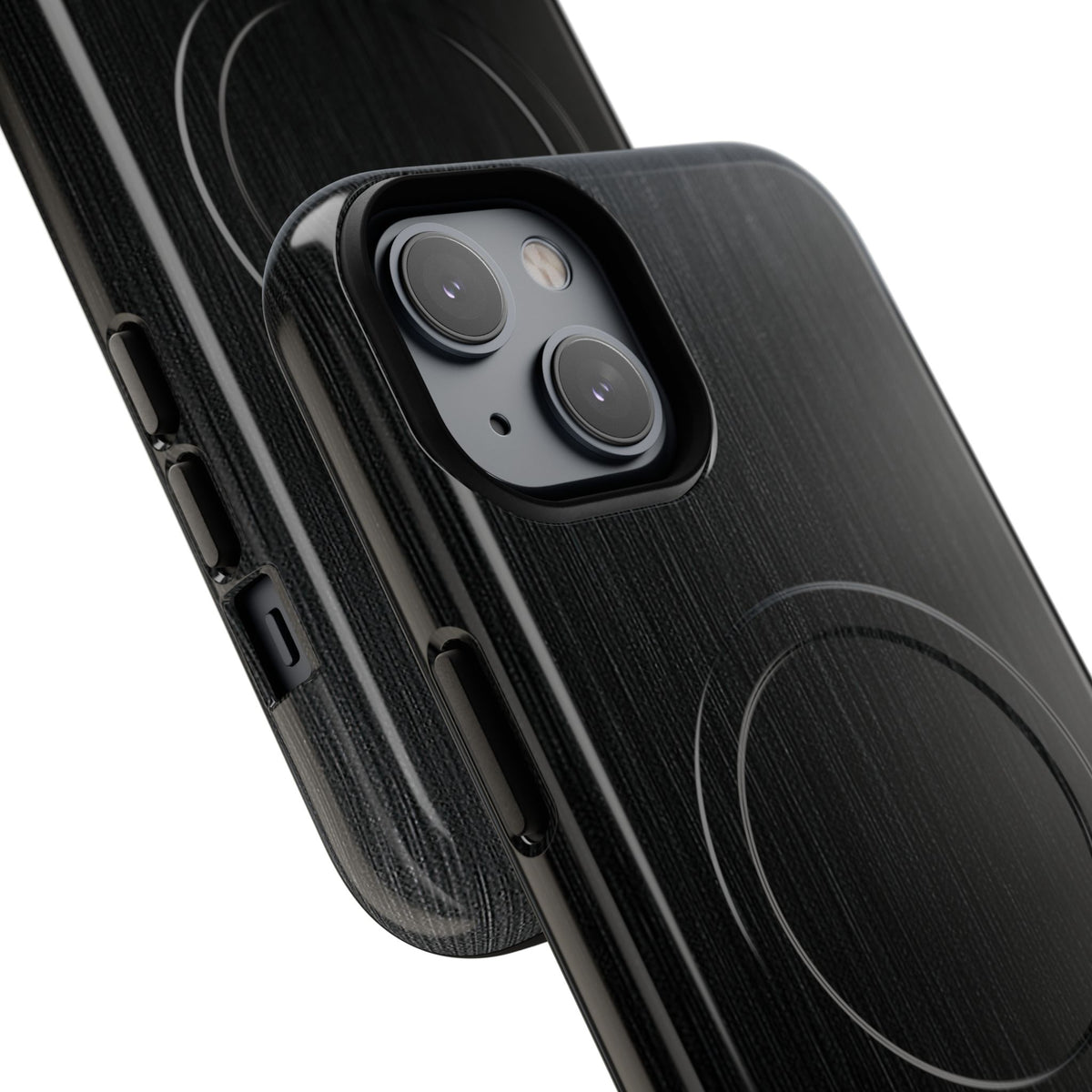 Black Tough 2.0 Magsafe Phone Case for iPhone - Brushed Obsidian Slate