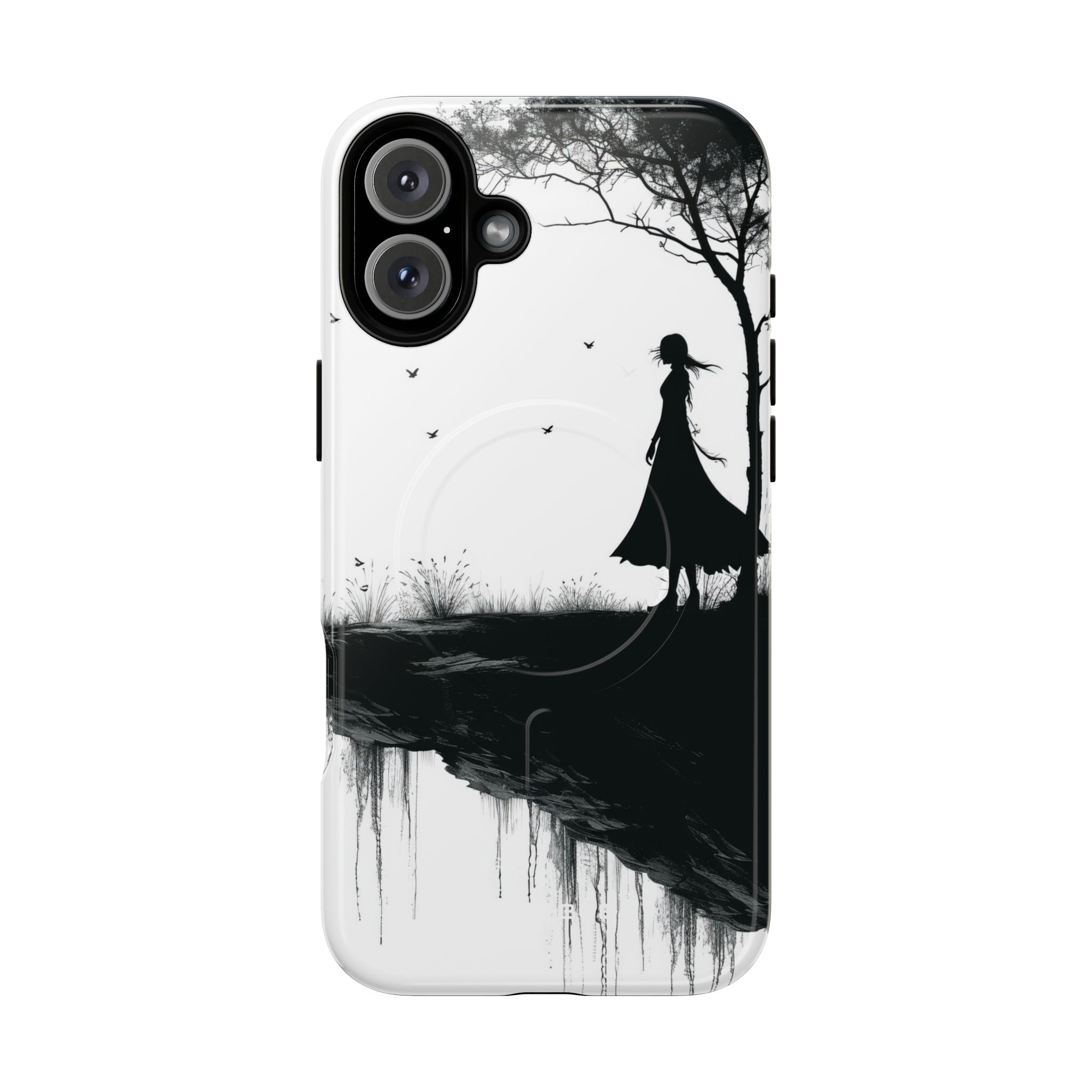 Cliffside Silhouette iPhone 16 Plus Case - Tough+