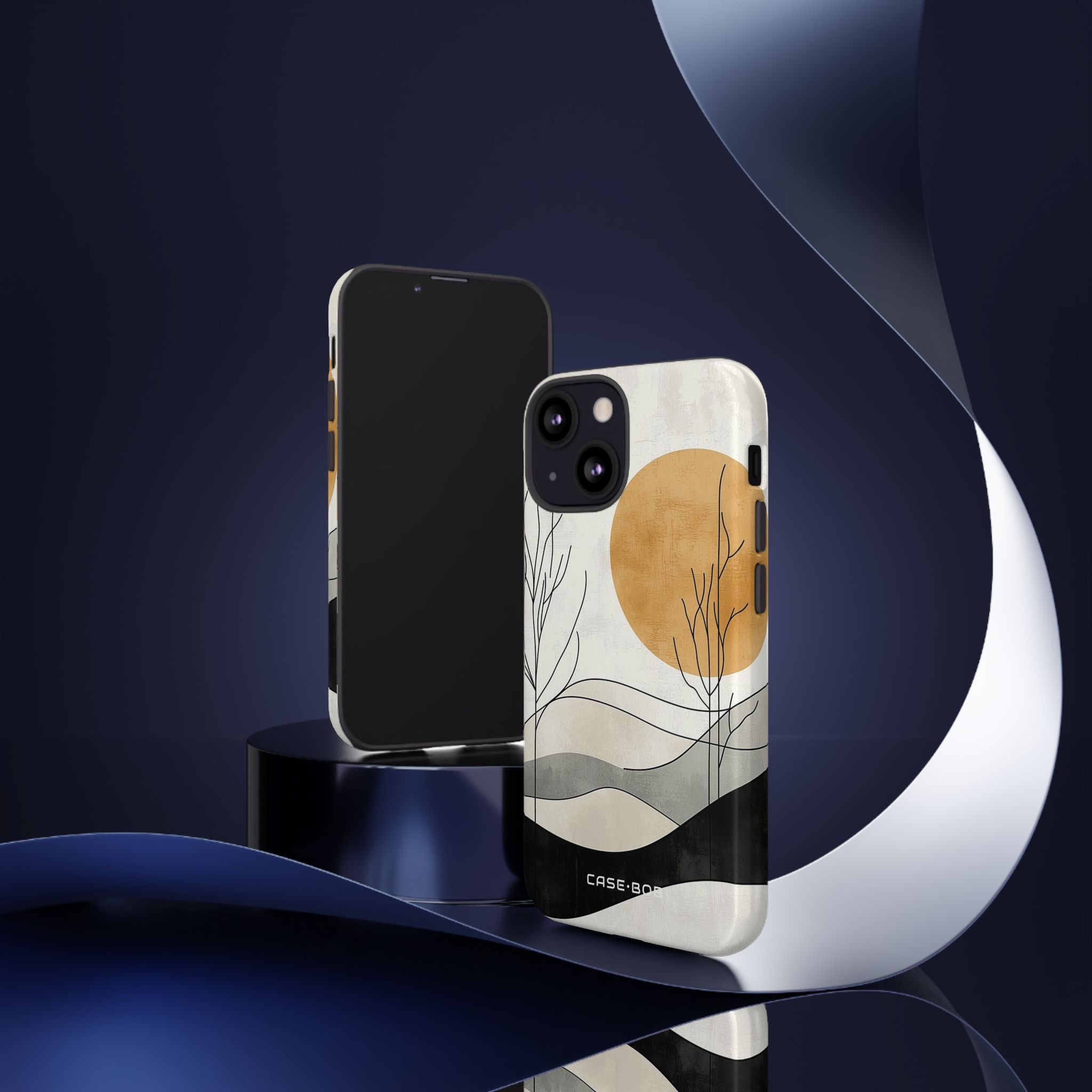 Orange Halo iPhone 13 Mini Case - Tough