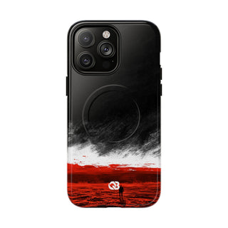 Crimson Horizon · Tough 2.0 Magnetic Phone Case for iPhone · Black