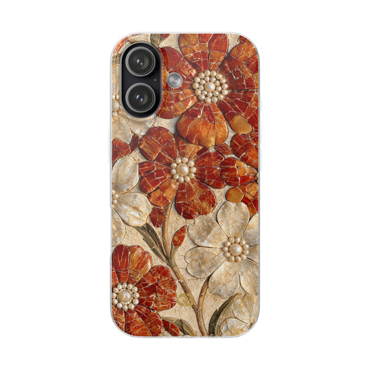 Carnelian Pearl Bloom · Lite Phone Case for iPhone · Orange
