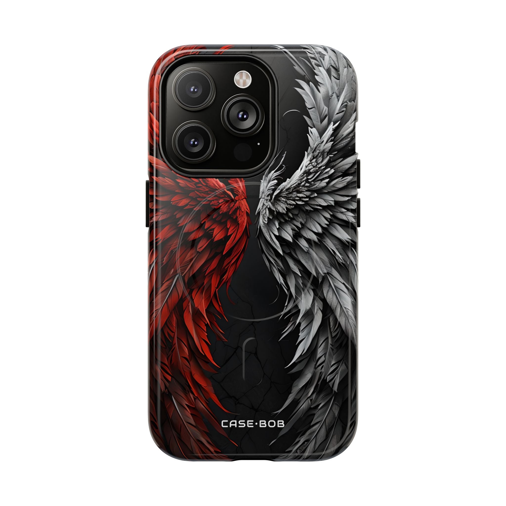 Crimson White Wings iPhone 14 Pro Case - Tough+
