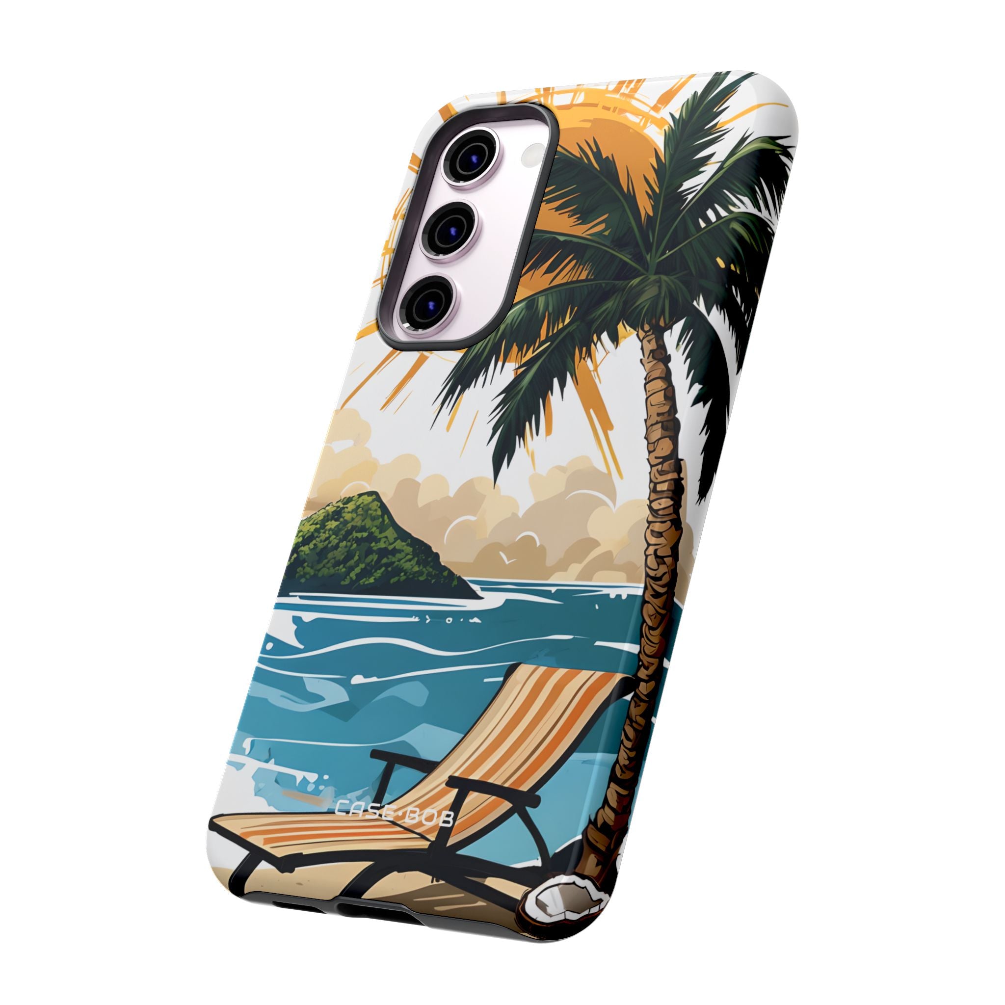 Sunny Palm Breeze Samsung S23 Plus Case - Tough