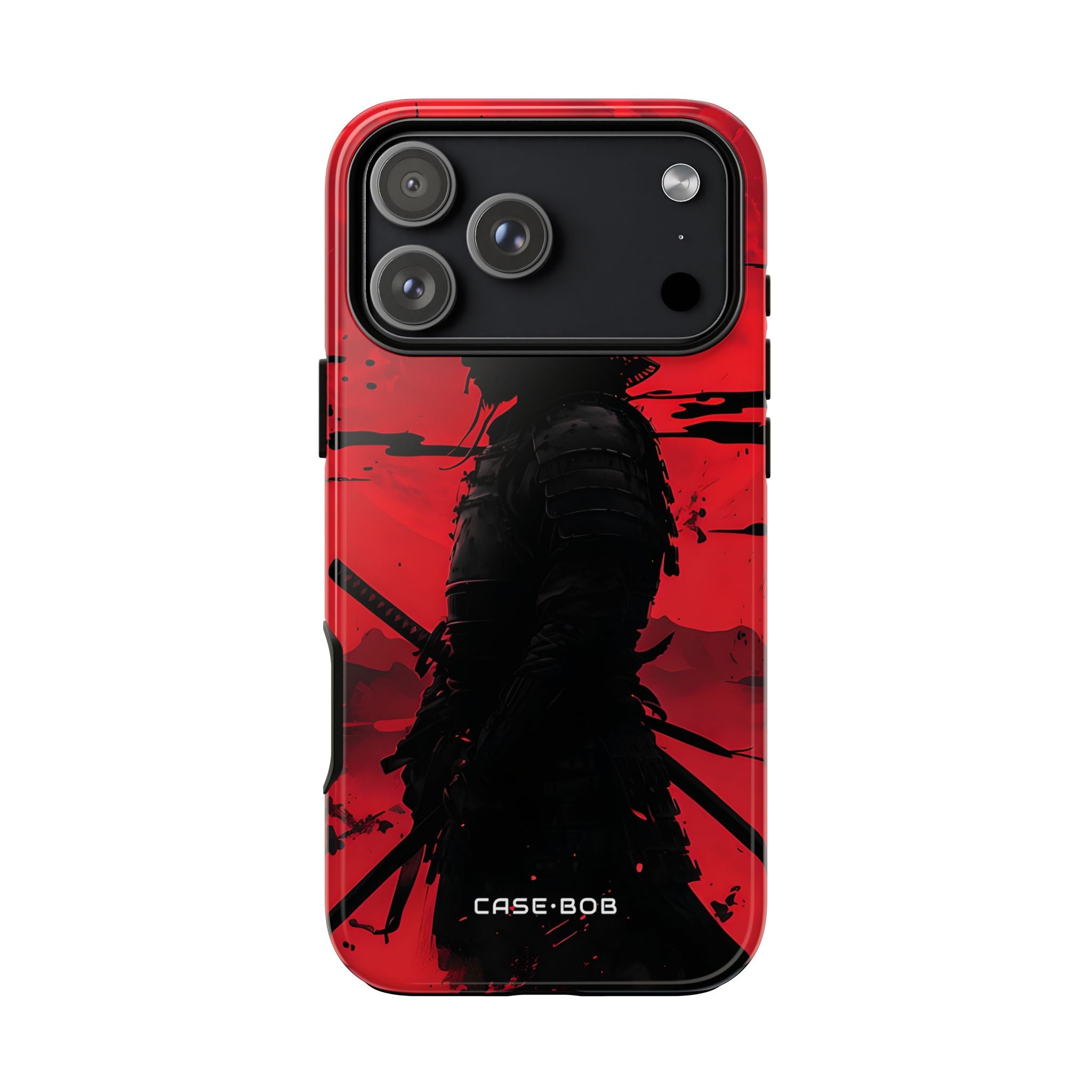 Crimson Samurai iPhone 17 Pro Max Case - Tough - CASE•BOB