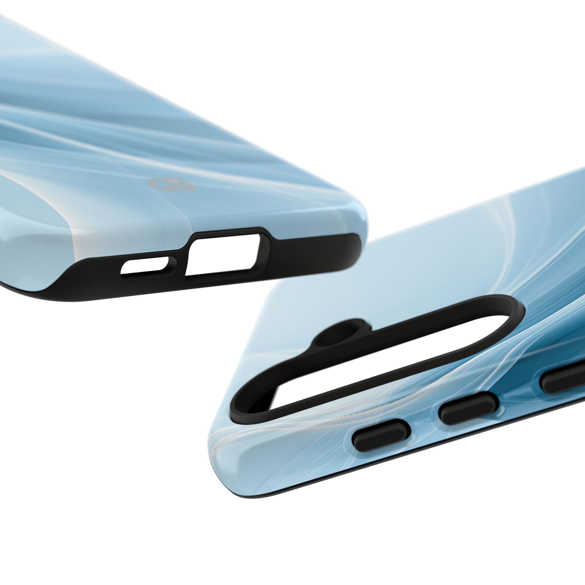 Blue Tough Phone Case for Samsung - Arctic Silk Drift