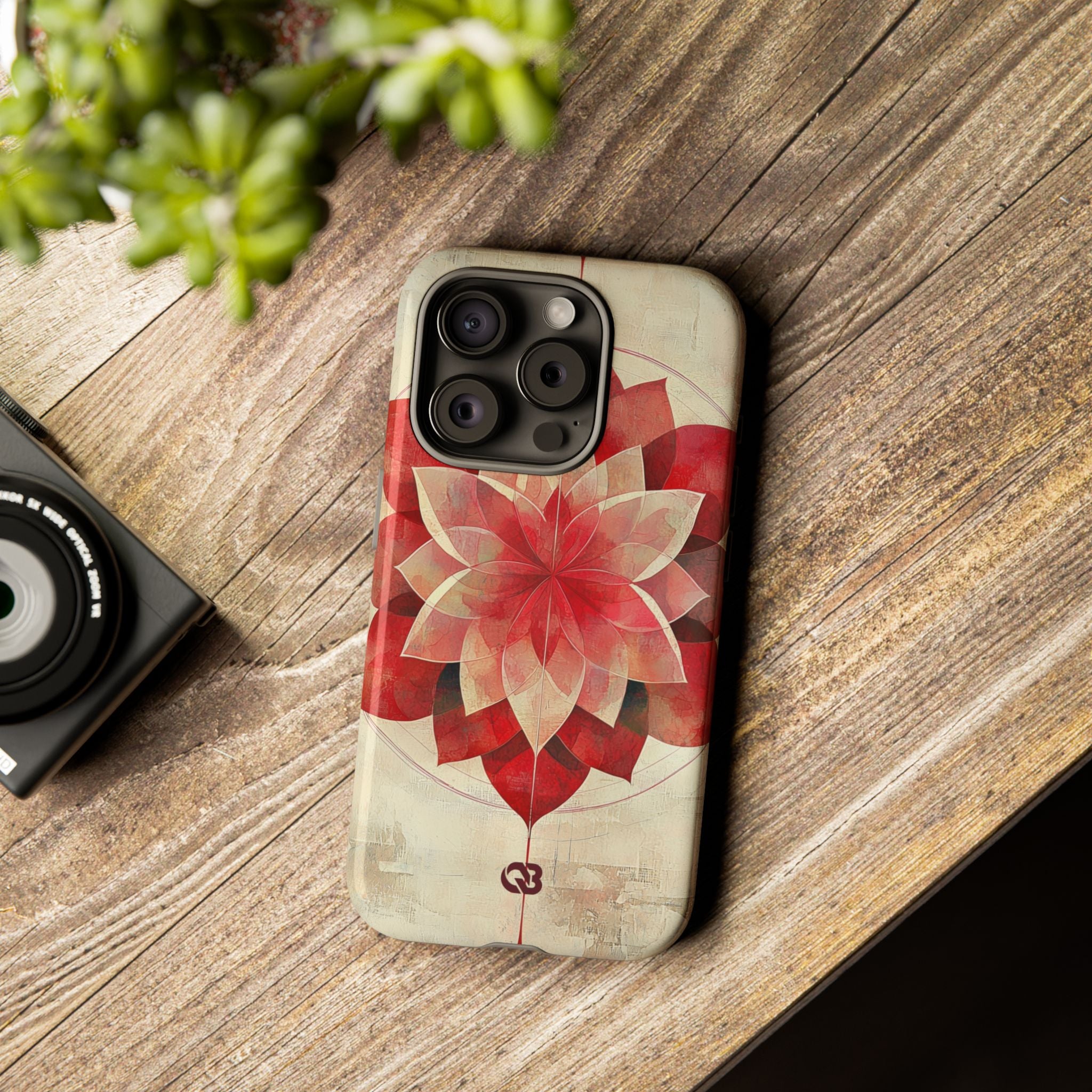 Crimson Petal Peak · Tough Phone Case for iPhone