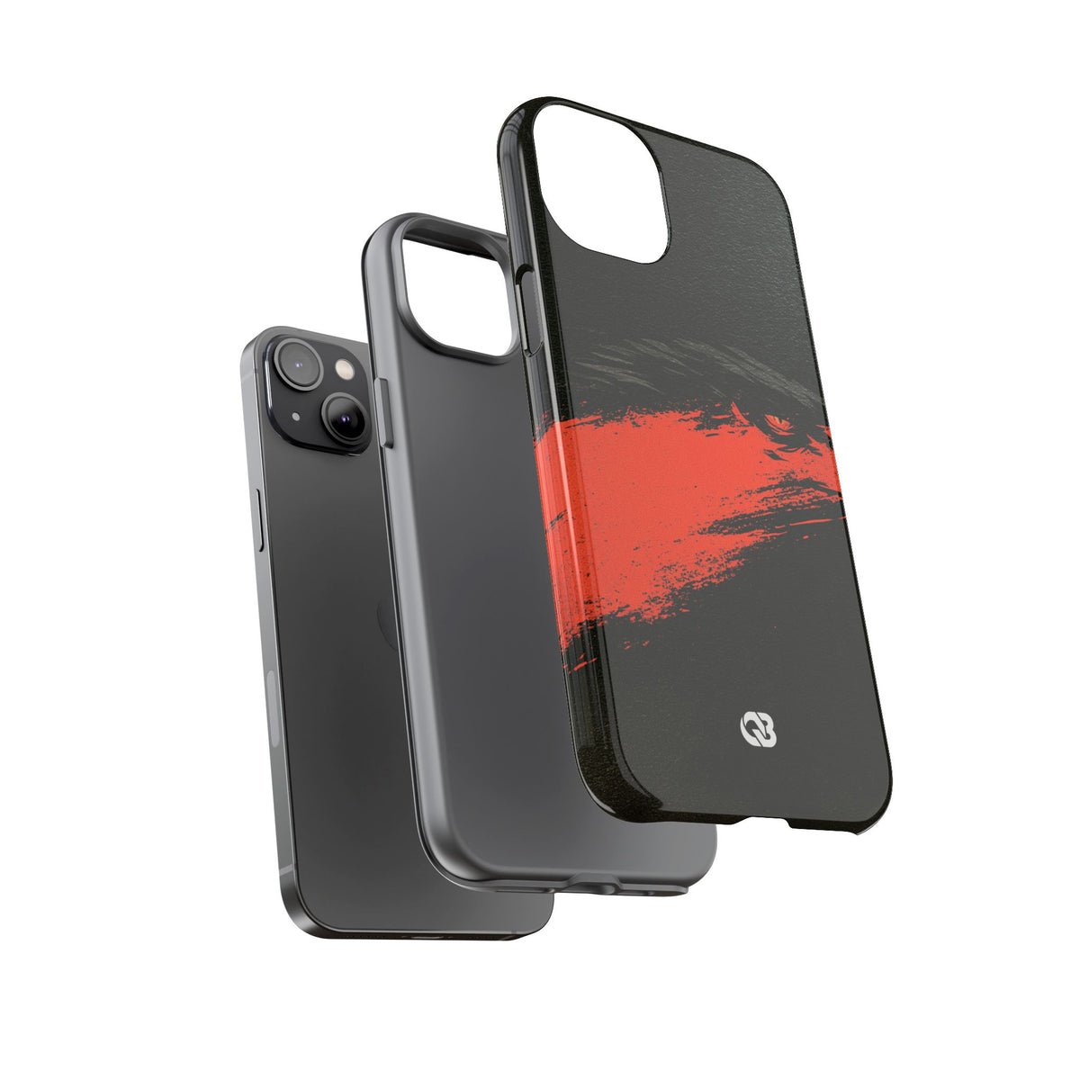 Crimson Raptor Noir · Tough Phone Case for iPhone · Black