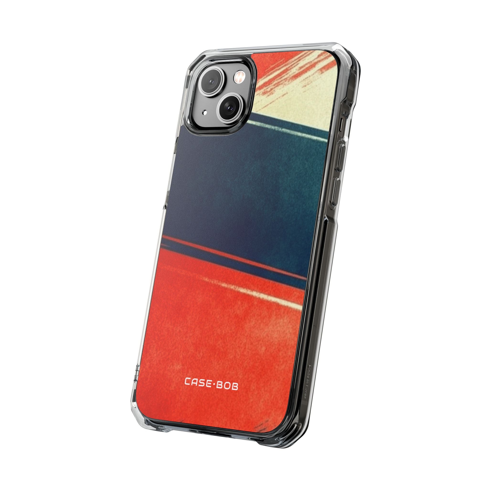 Blue Diagonal Motion iPhone 14 Plus Case - Impact
