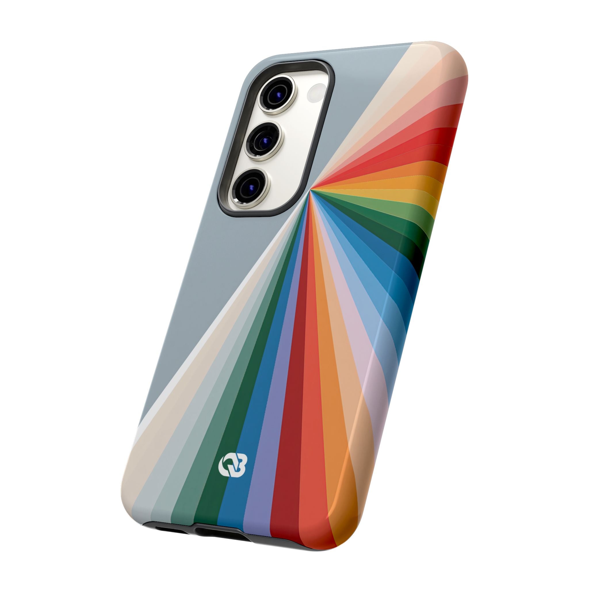 Grey Tough Phone Case for Samsung - Slate Prism Burst