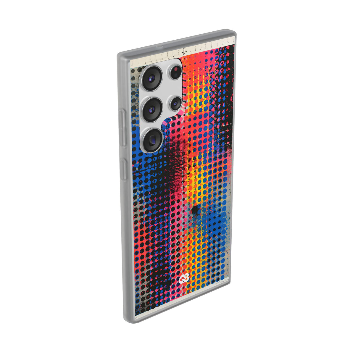 Chromatic Halftone Grid · Lite Phone Case for Samsung · Blue