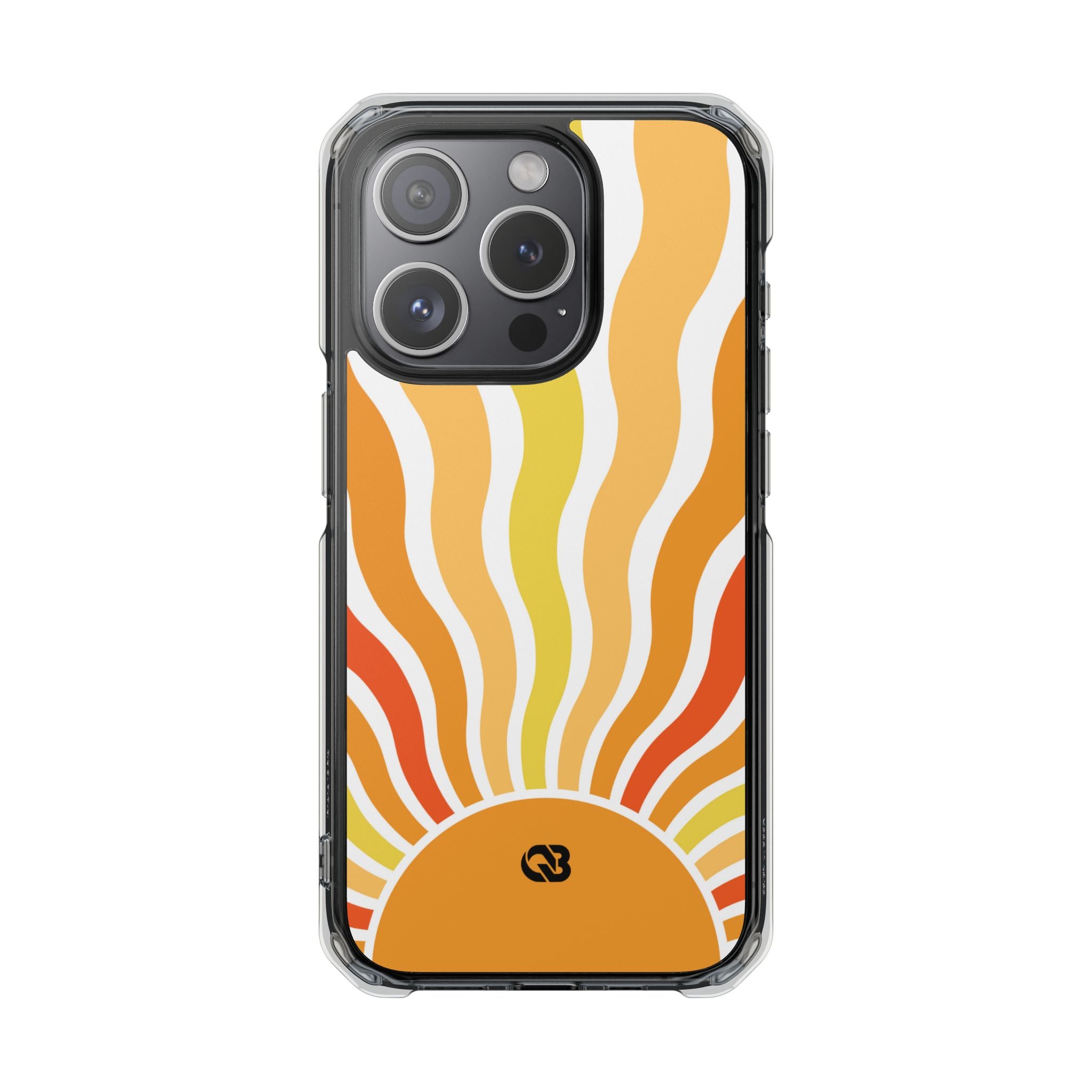 Amber Solar Waves · Impact Phone Case for iPhone · Magsafe