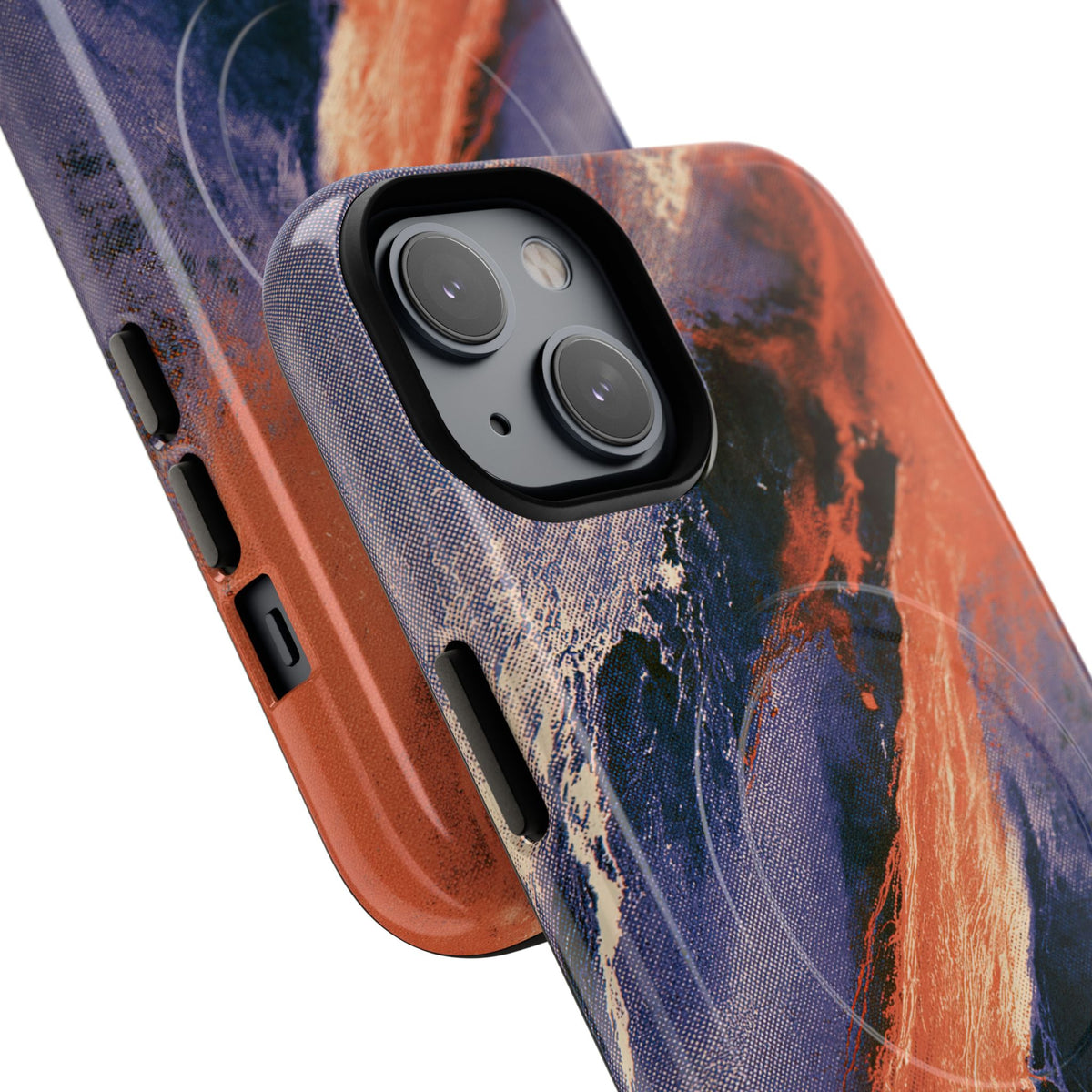 Solar Aura Drift · Tough 2.0 Magnetic Phone Case for iPhone · Orange
