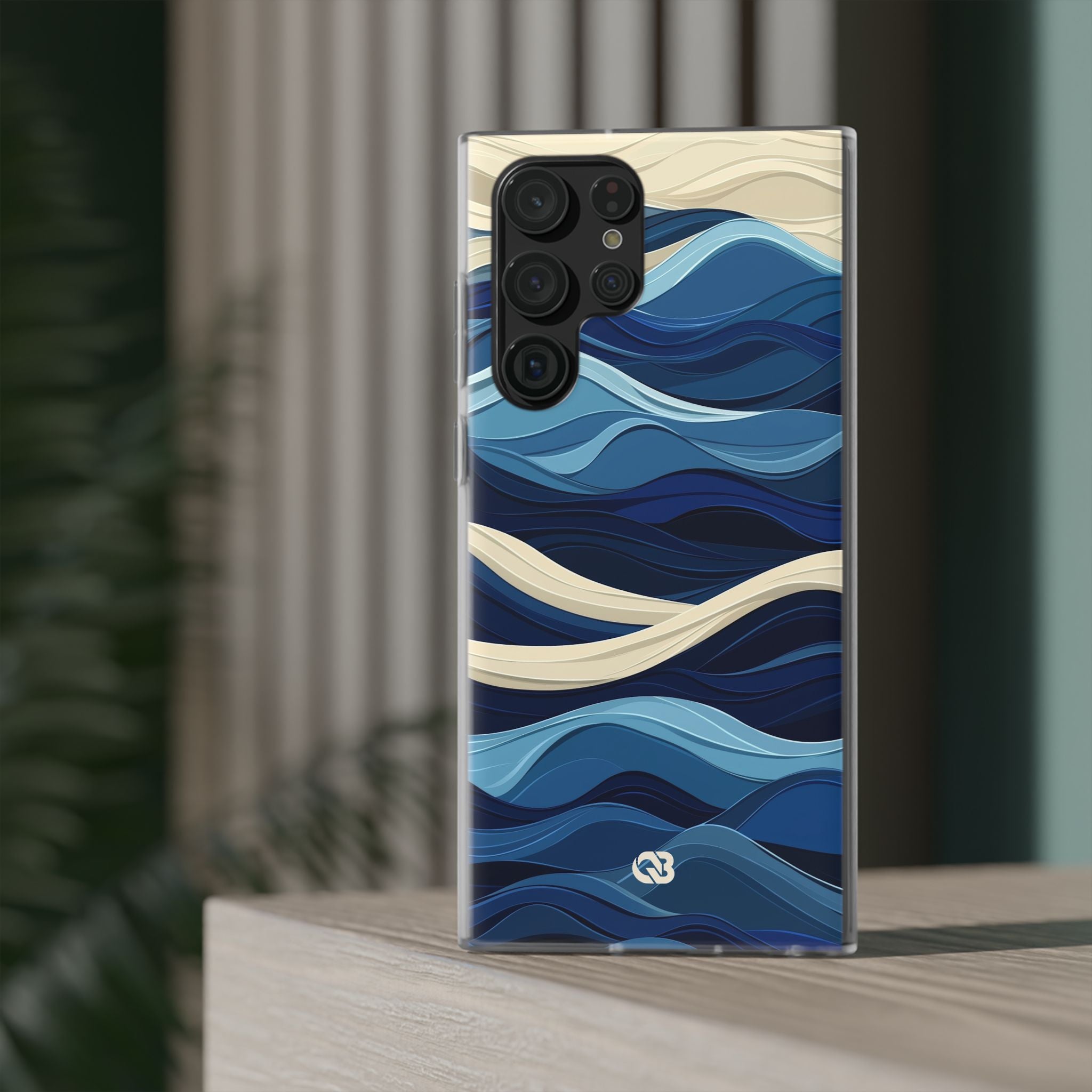 Cobalt Coast Layers · Soft Custodia per Samsung