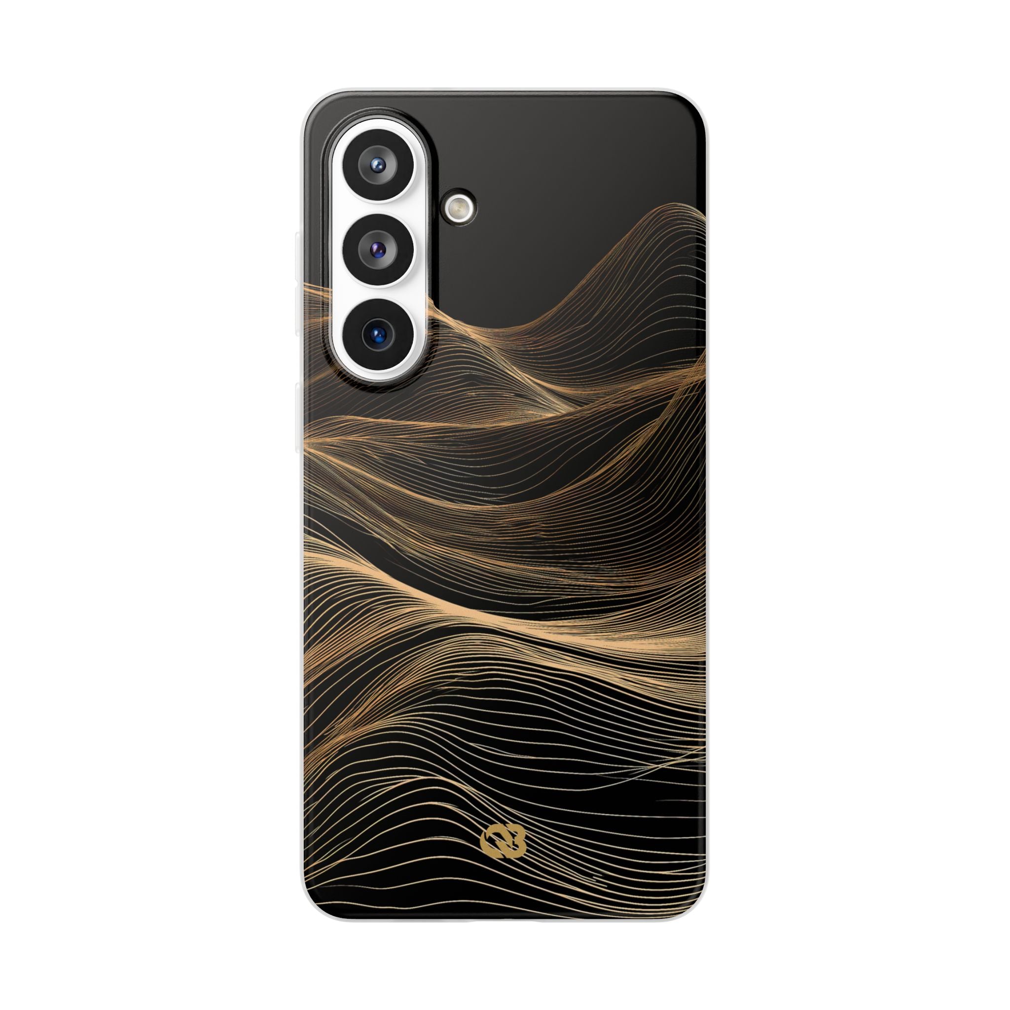 Black Lite Phone Case for Samsung - Copper Topo Ridge