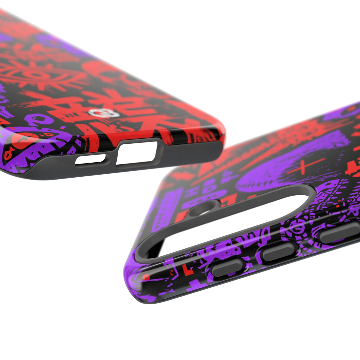 Underground Cyber Glyphs · Tough Phone Case for Samsung · Black