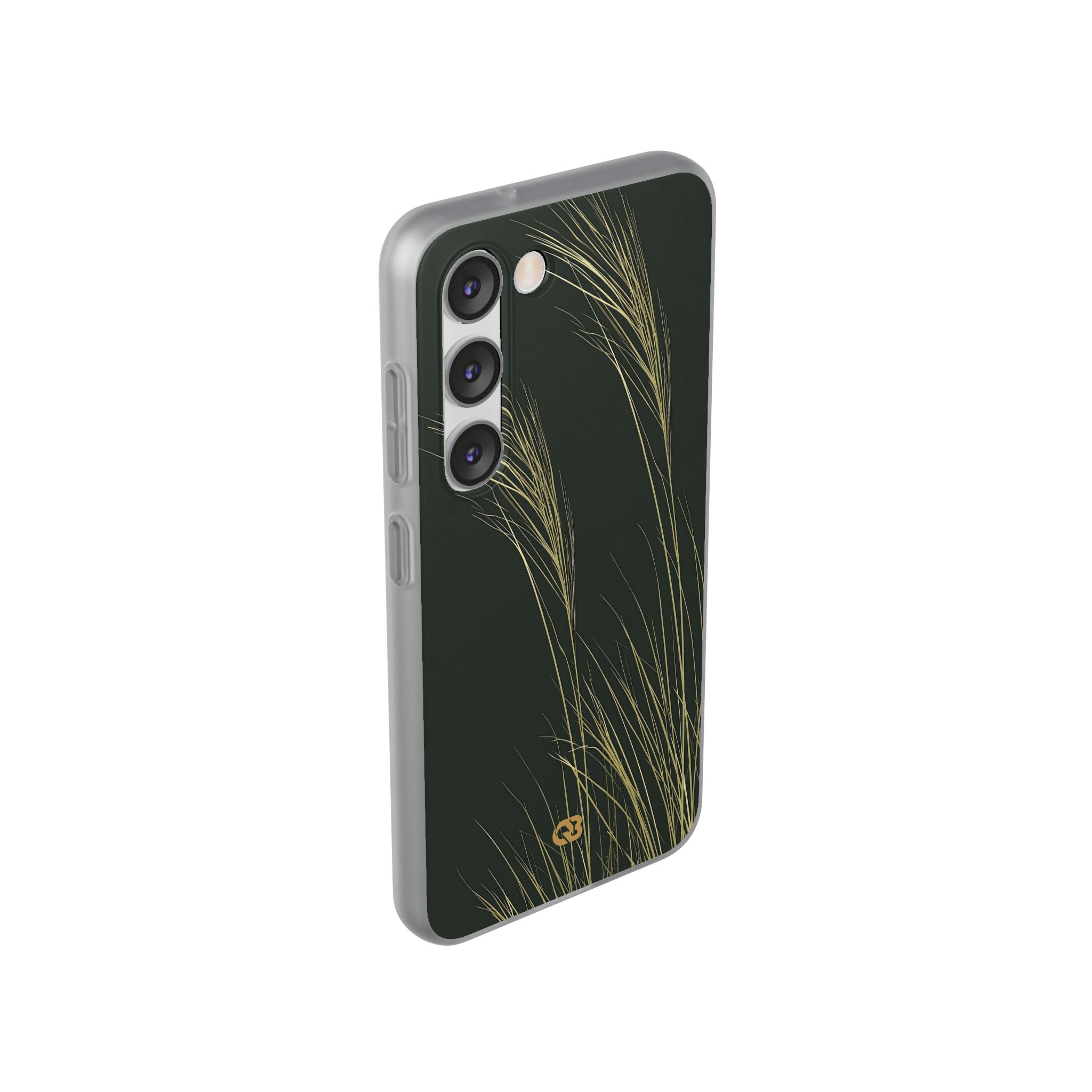 Green Lite Phone Case for Samsung - Midnight Gilded Grass
