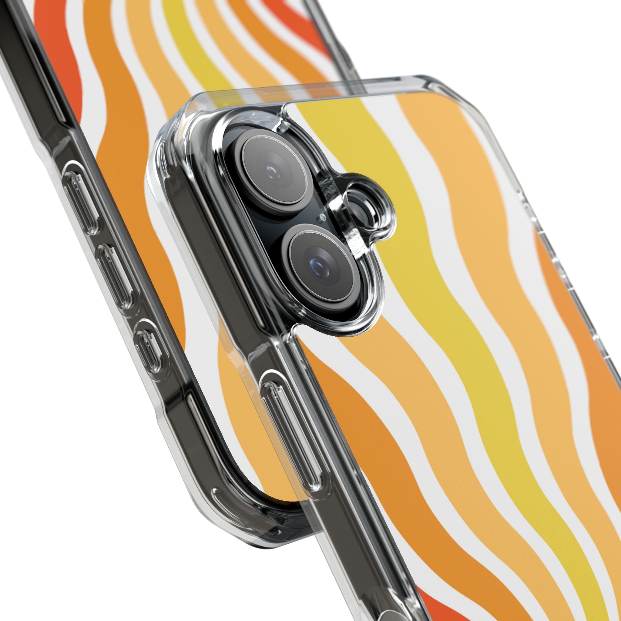 Amber Solar Waves · Impact Phone Case for iPhone · Magsafe