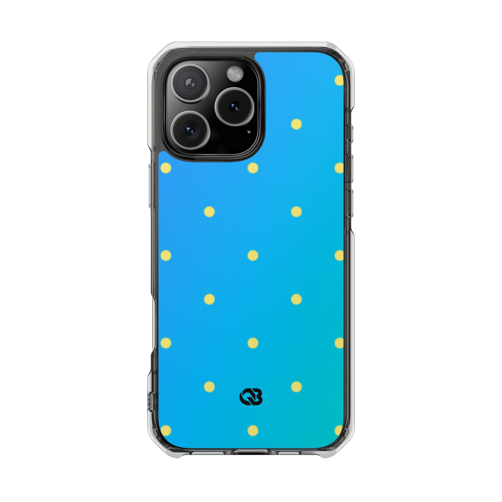 Cyan Sun Dots · Impact Θήκη για iPhone · Magsafe